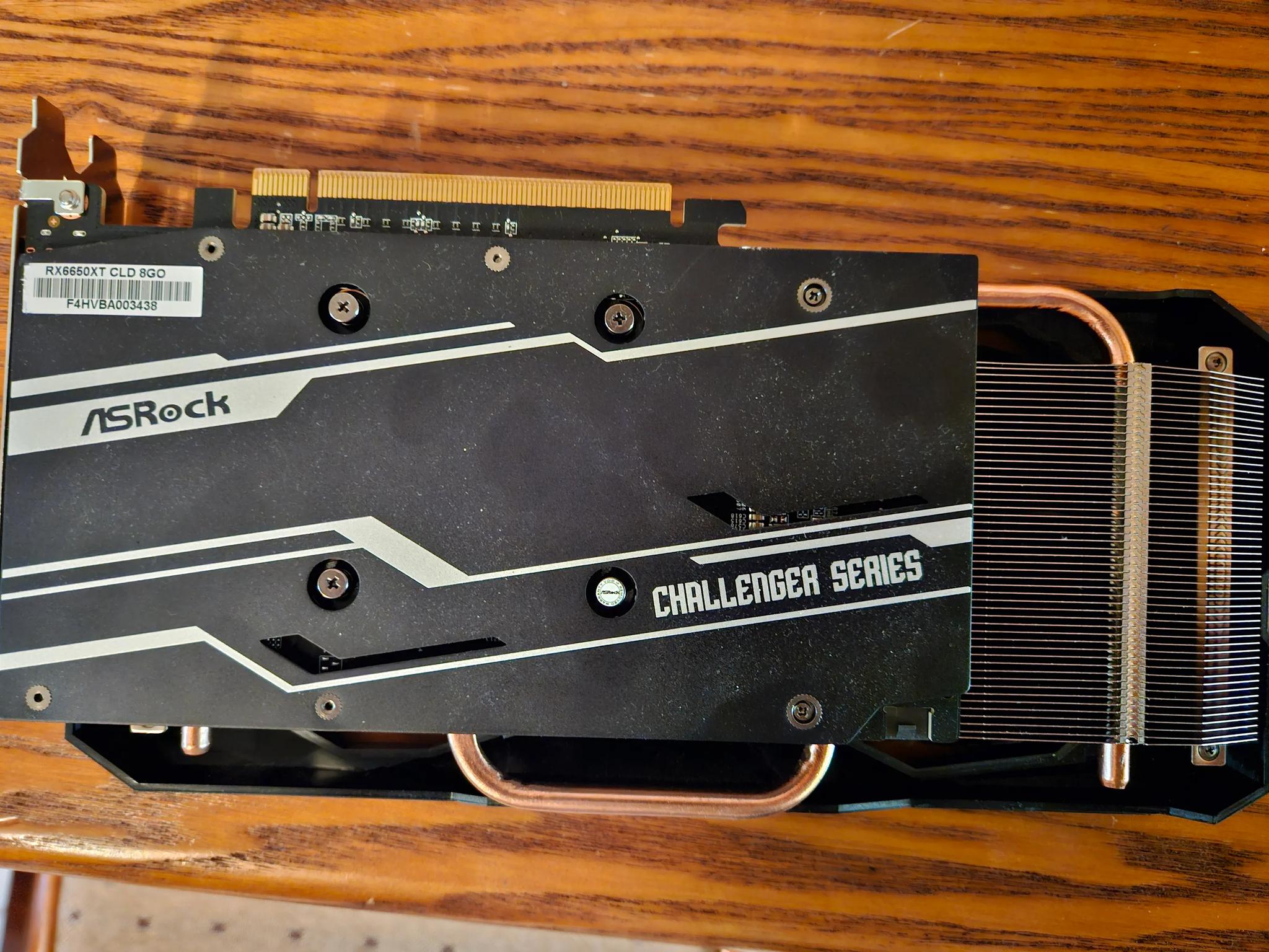 RX 6650 XT lightly used