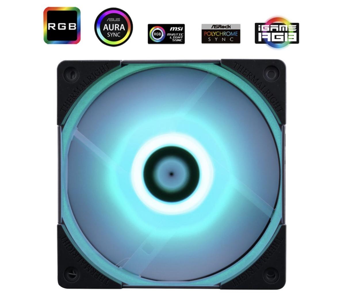 2 PACKS! Thermalright TL-R12 (3pk) 120mm Case Fans