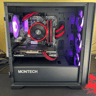 Black and Red Rx 6600/Ryzen 5 5500 PC