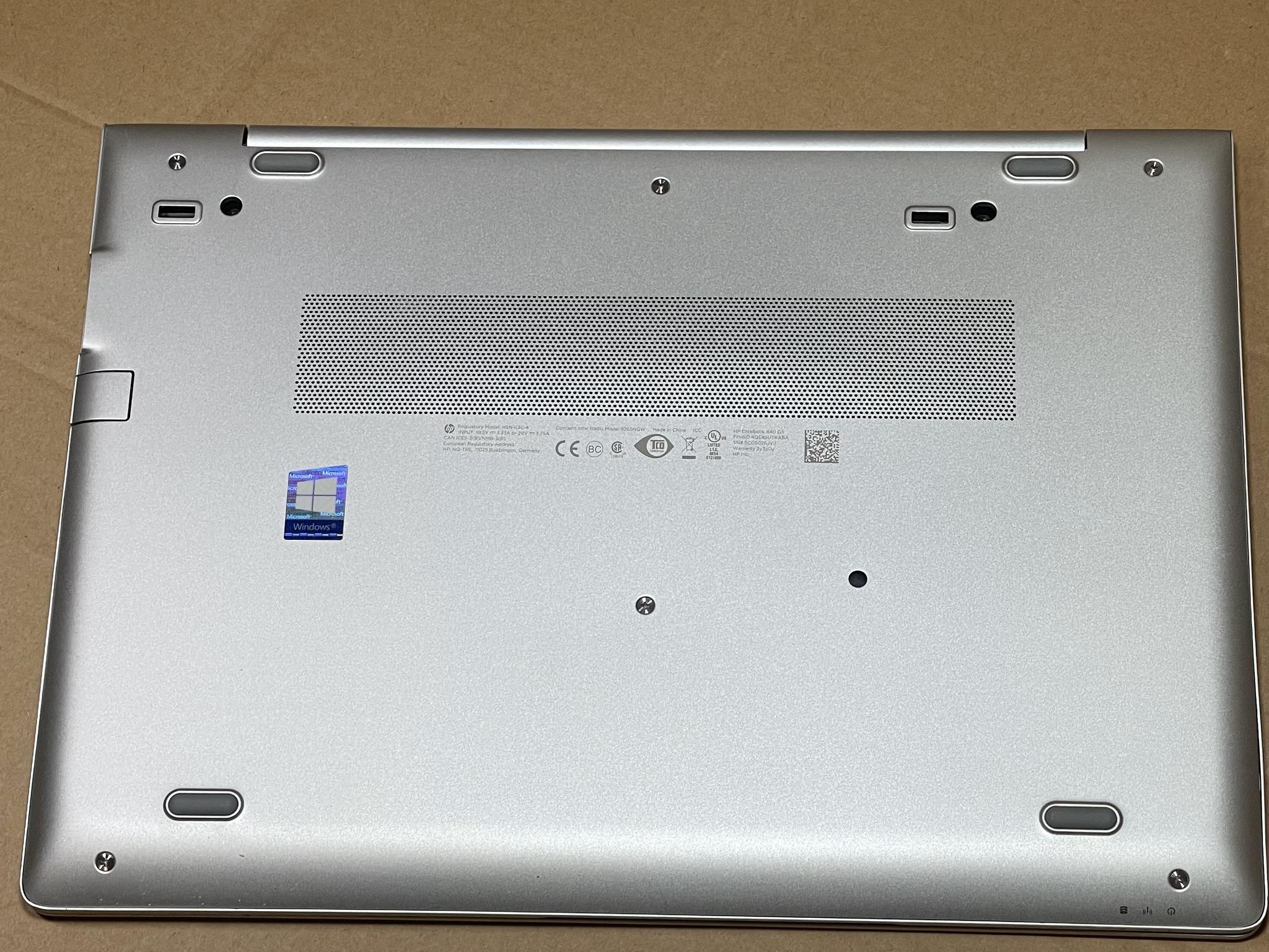 HP EliteBook 840 G5, Used, 14", i7-8550U, 16GB, 256GB
