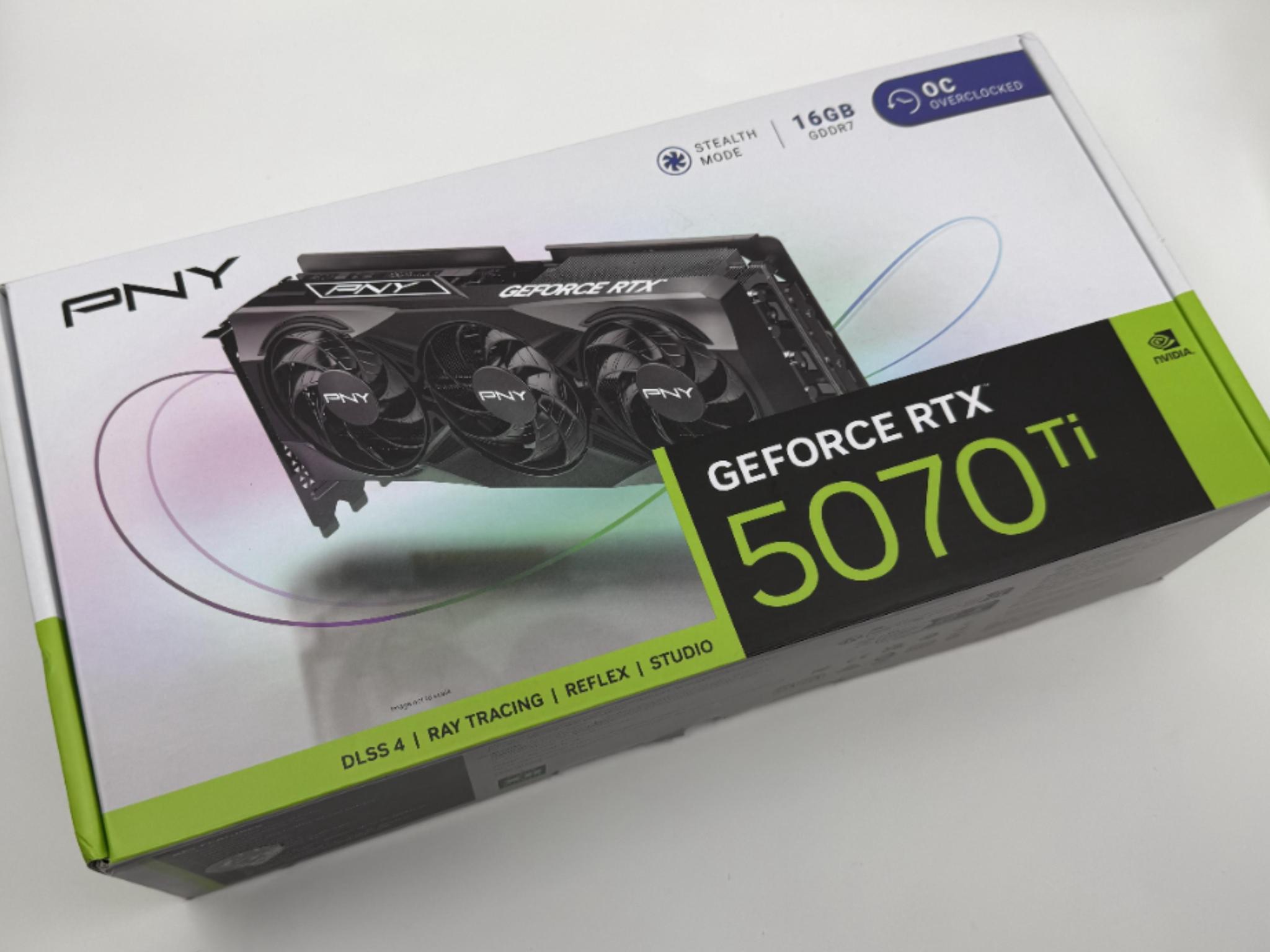BNIB PNY GeForce RTX 5070 Ti OC Triple Fan