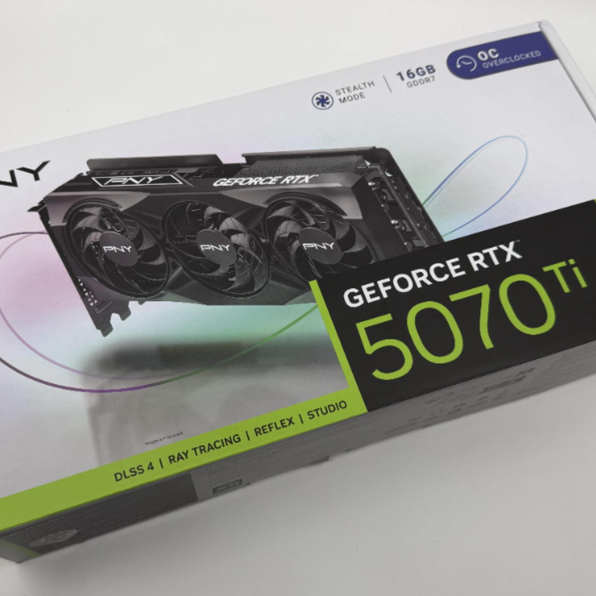 BNIB PNY GeForce RTX 5070 Ti OC Triple Fan