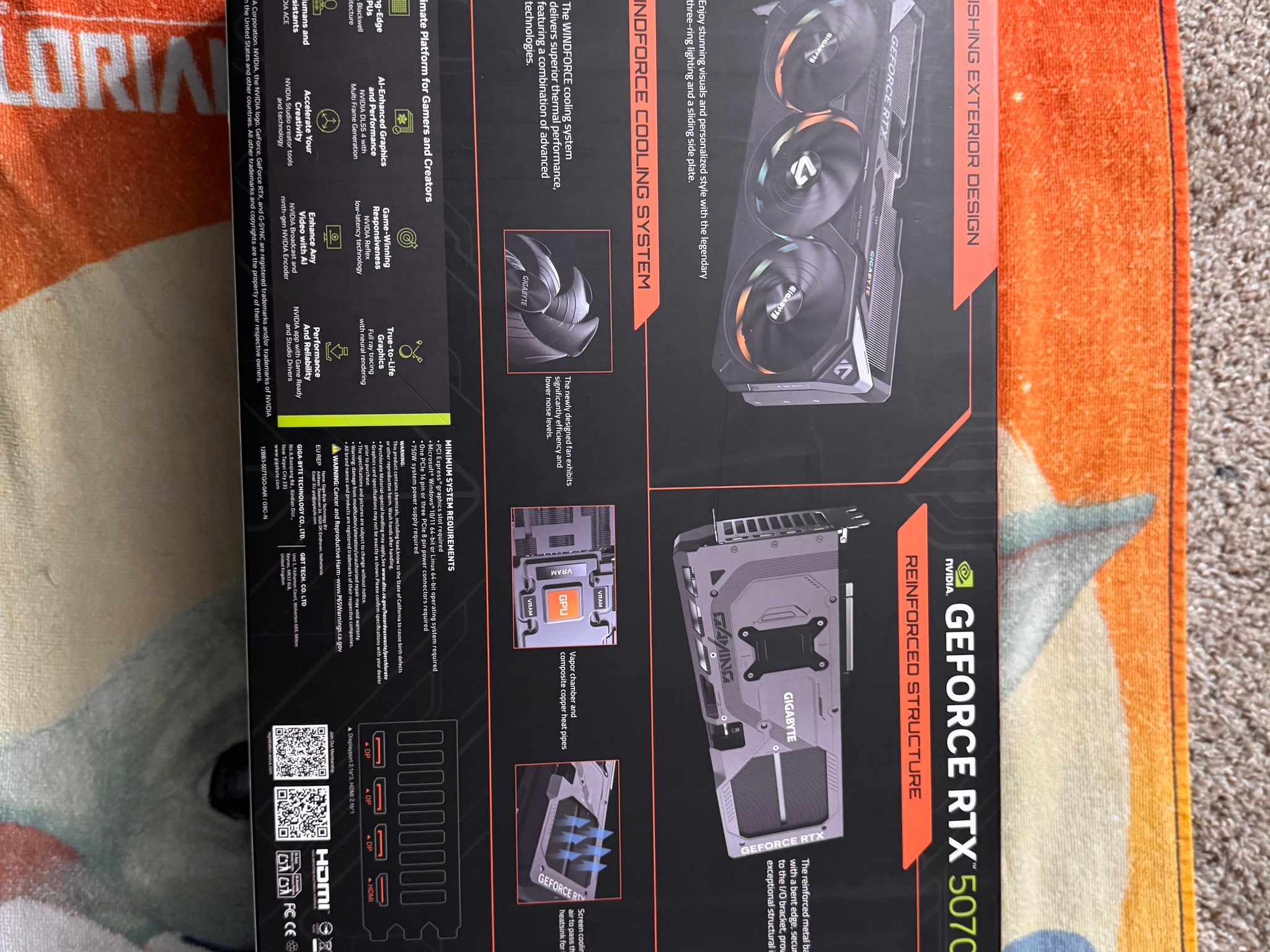 Gigabyte Gaming OC RTX 5070Ti
