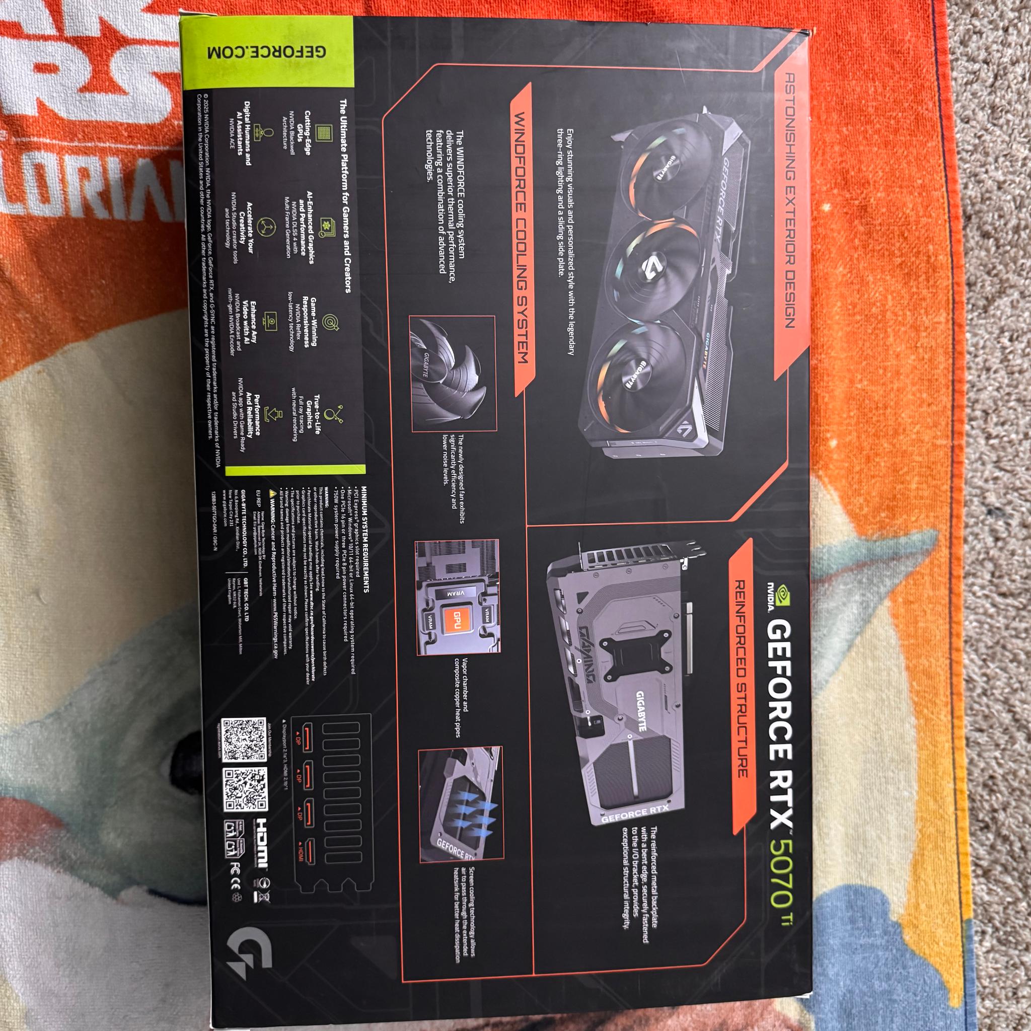 Gigabyte Gaming OC RTX 5070Ti