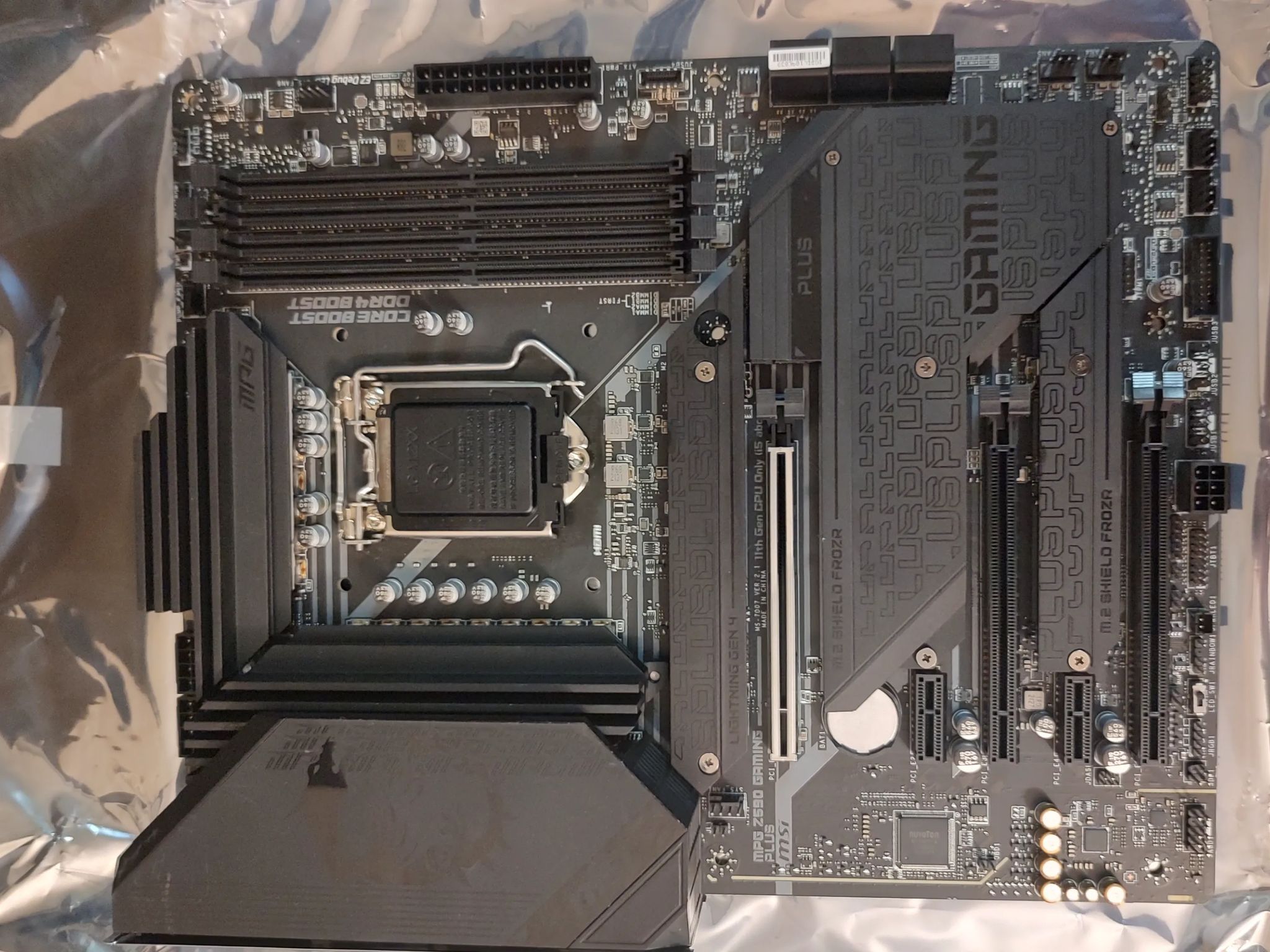 MSI MPG Z590 Gaming Plus ATX Motherboard — Manufacturer Refurbished