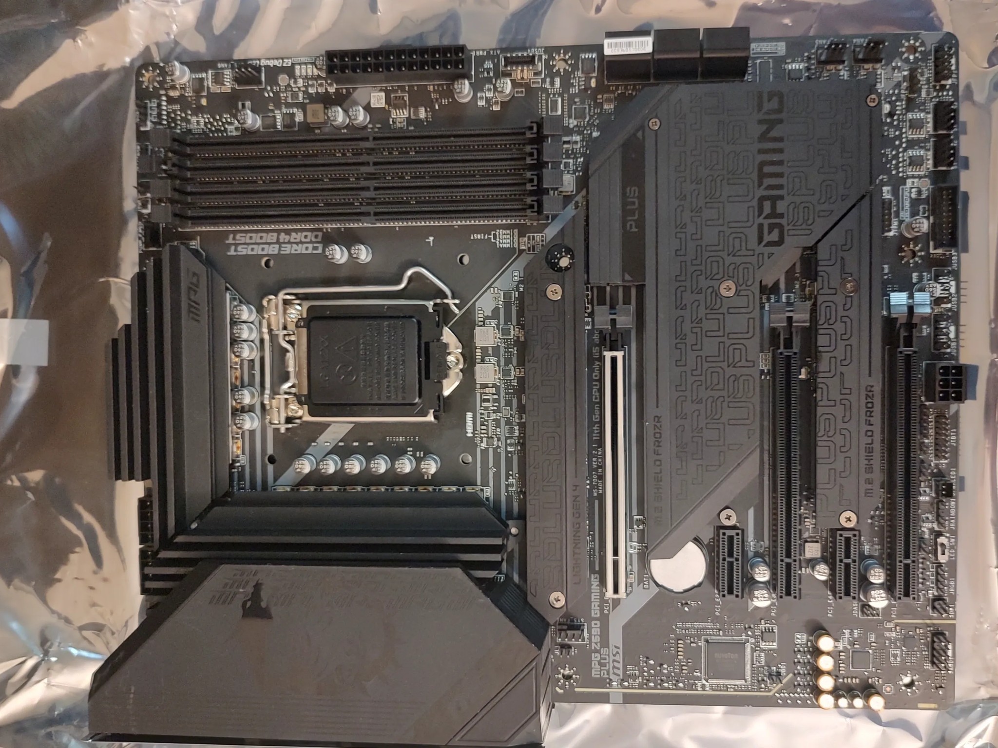 MSI MPG Z590 Gaming Plus ATX Motherboard — Manufacturer Refurbished