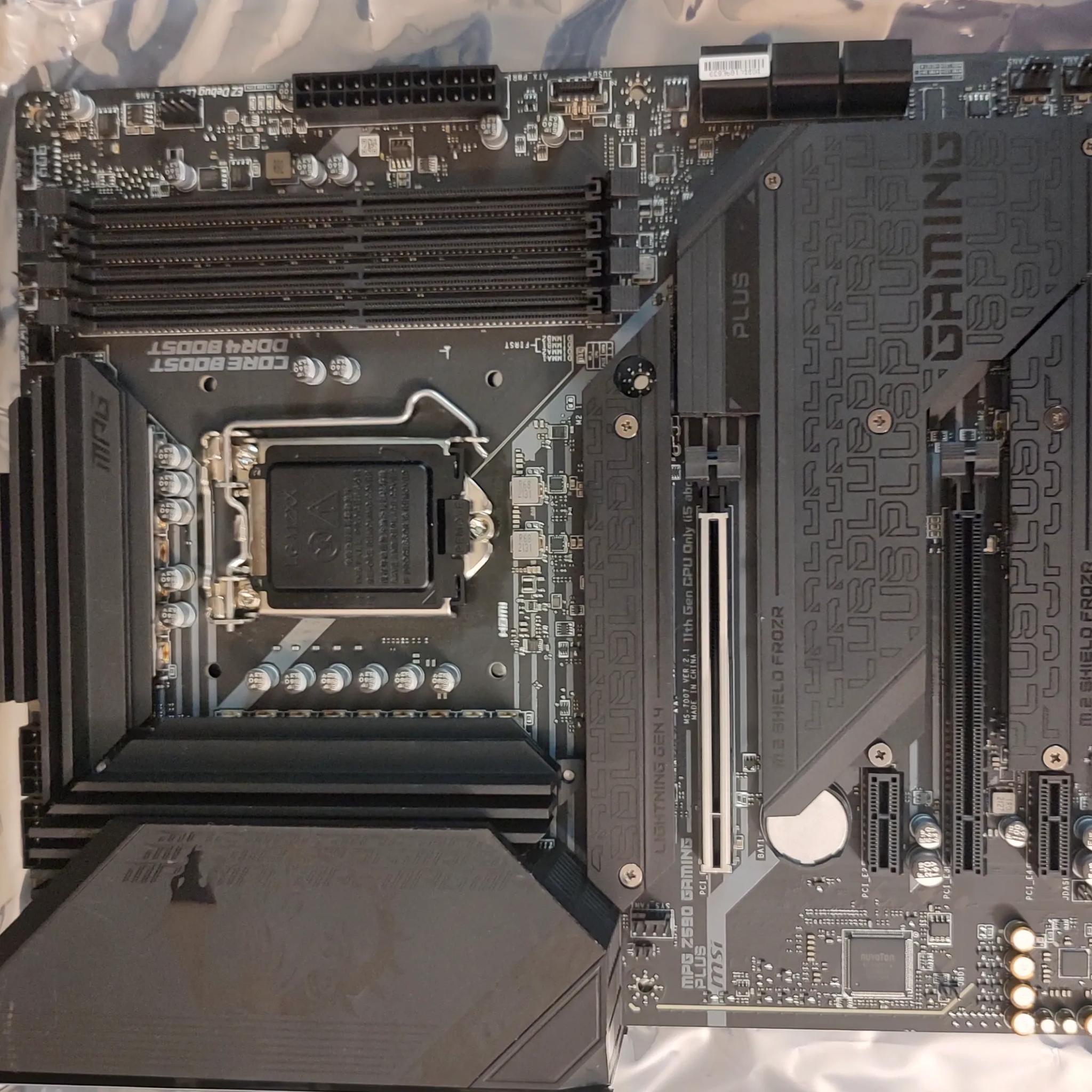 MSI MPG Z590 Gaming Plus ATX Motherboard — Manufacturer Refurbished