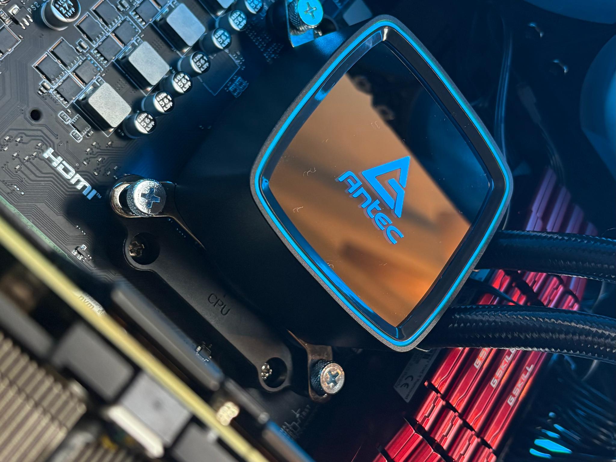 ♠️♣️ BLACK GAMING PC | RTX 3080 10GB | 1TB SSD | Ryzen 5 5600x | 32GB DDR4 | FREE SHIPPIN...