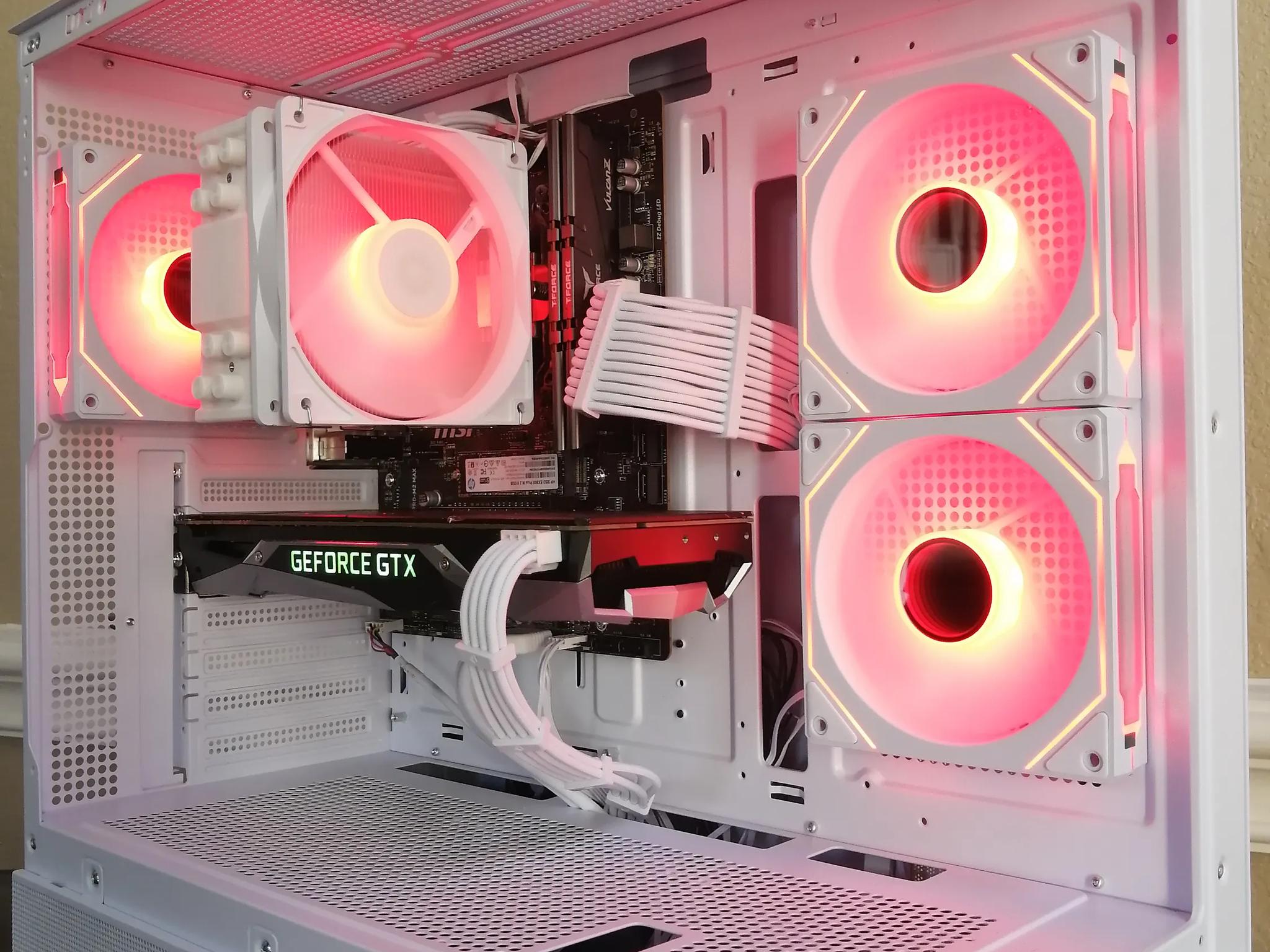 NVIDIA GTX Gaming PC! Clean White Build with Ryzen 5