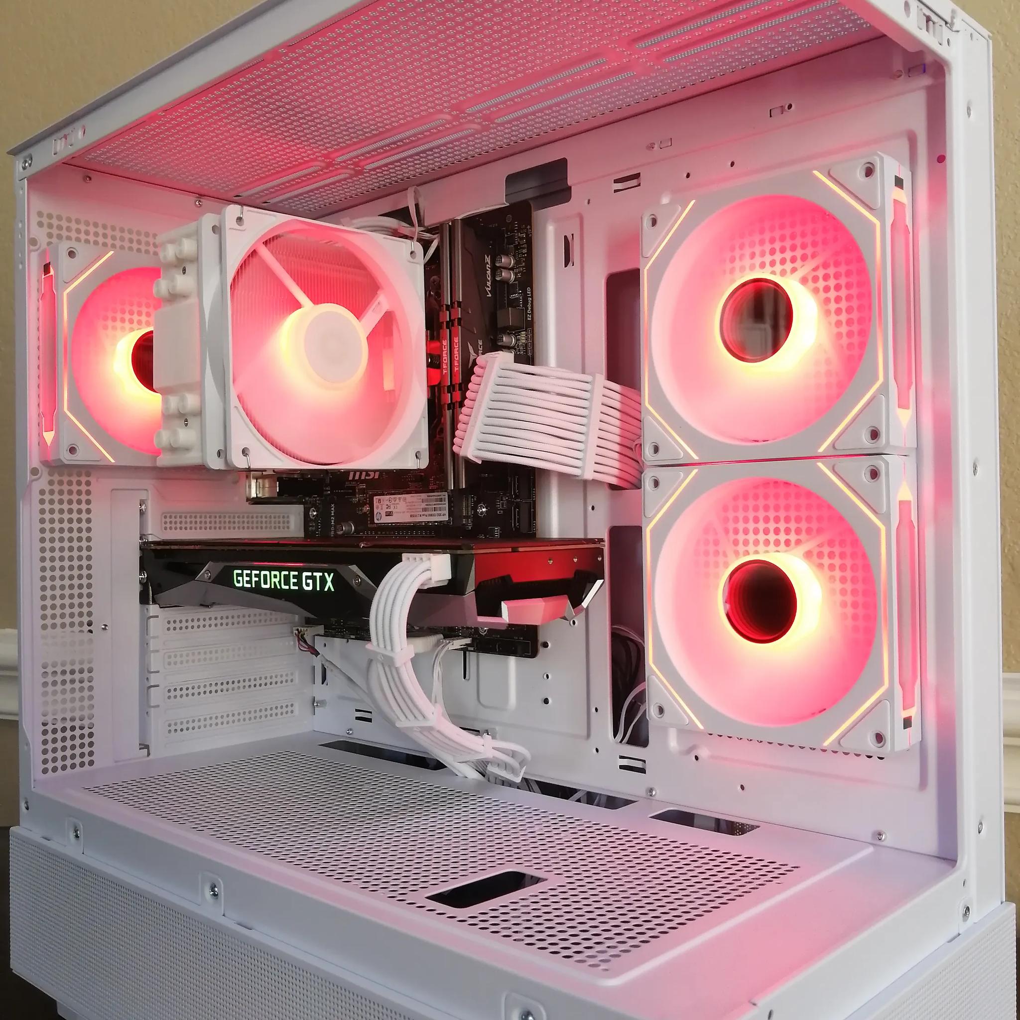 NVIDIA GTX Gaming PC! Clean White Build with Ryzen 5