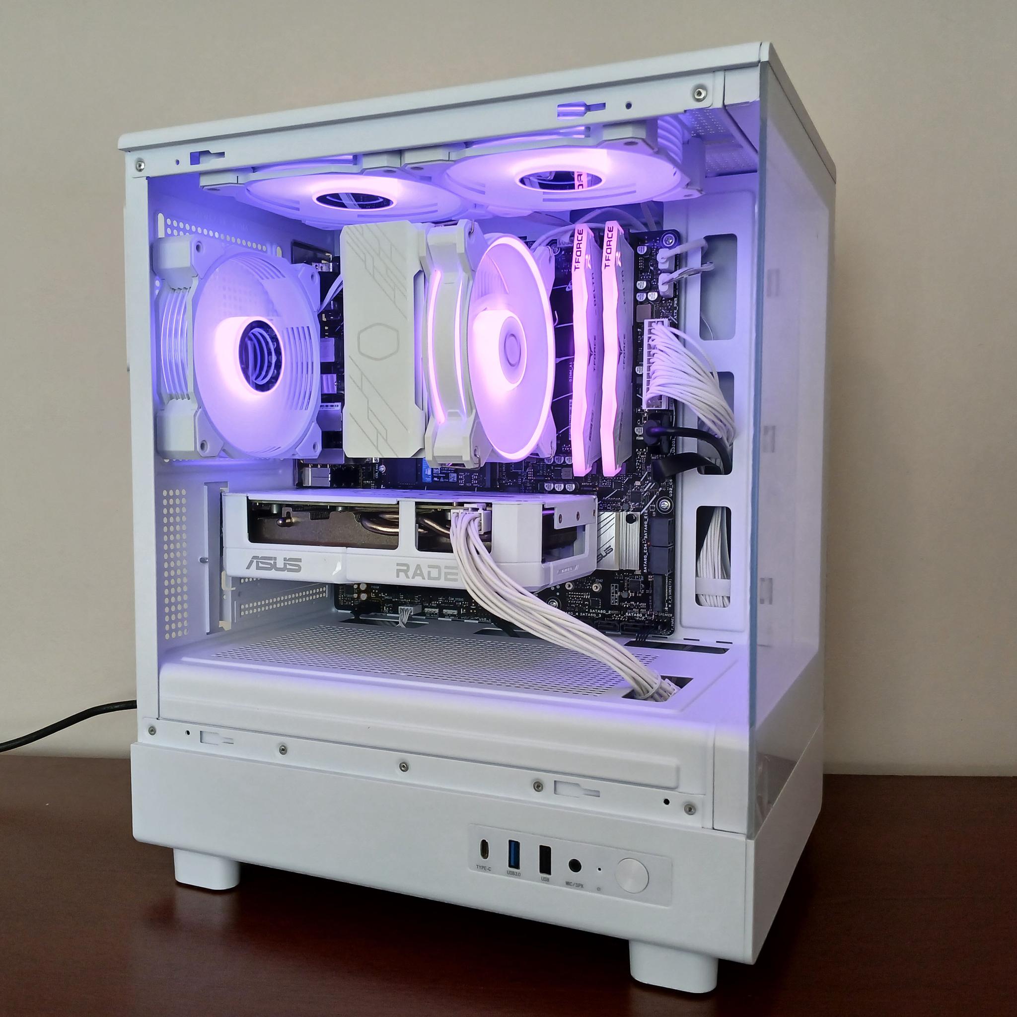 Snow White 1440P | RX 9060XT 16GB | Ryzen 5 7600X | 16GB RAM
