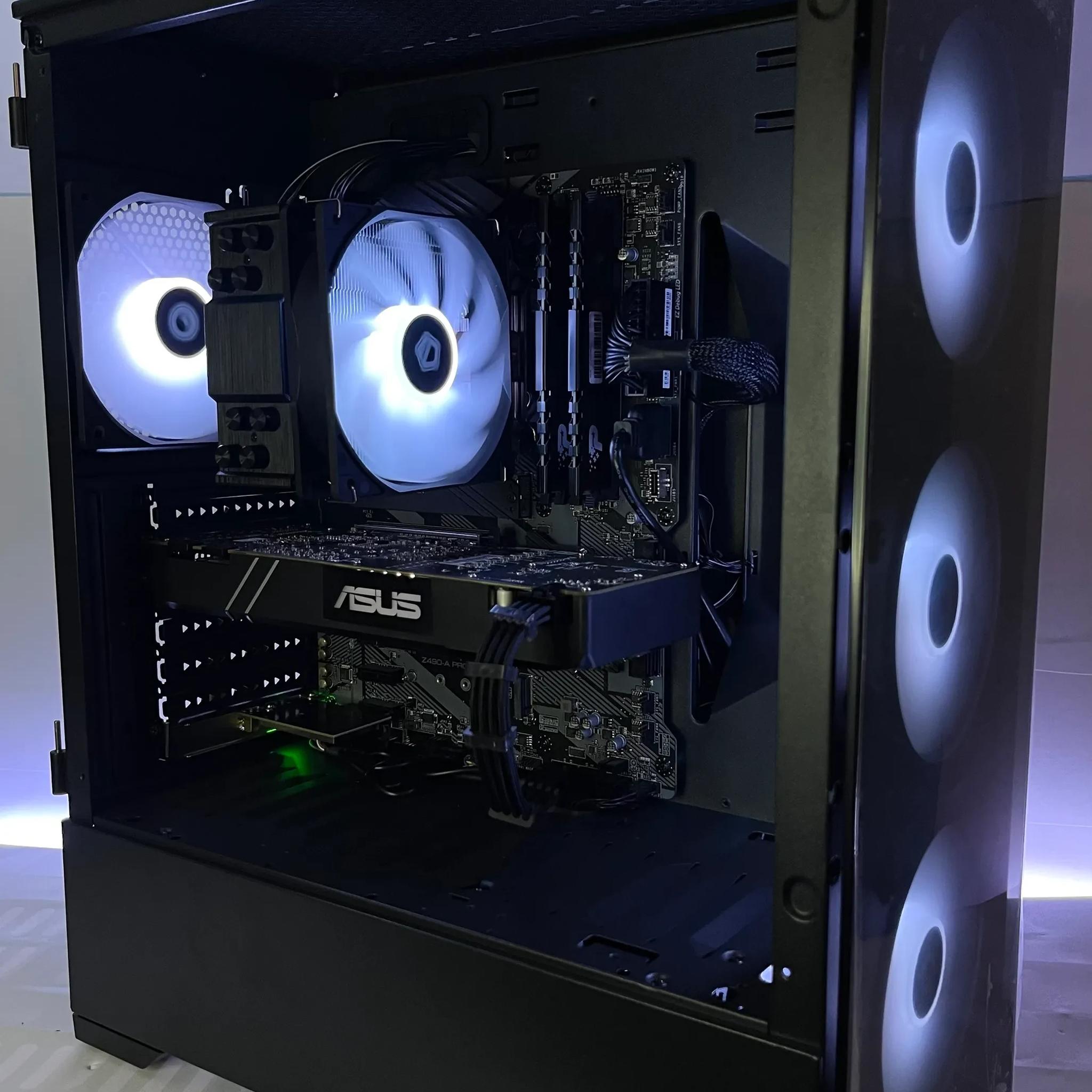 RGB Gaming PC  (i5-10400f, 16GB RAM, GTX 1080, 1TB NVME)