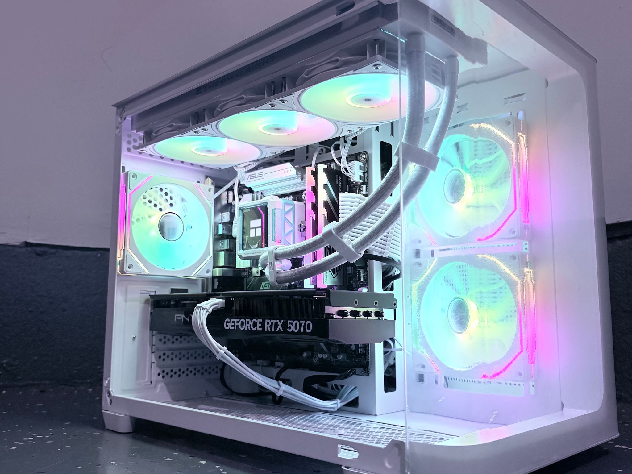 ⚪️"Crystal Frost🌈| 1440p Gaming | RTX 5070 | Ultra 7 265F | 32GB DDR5 | 1TB SSD | Free Shipping