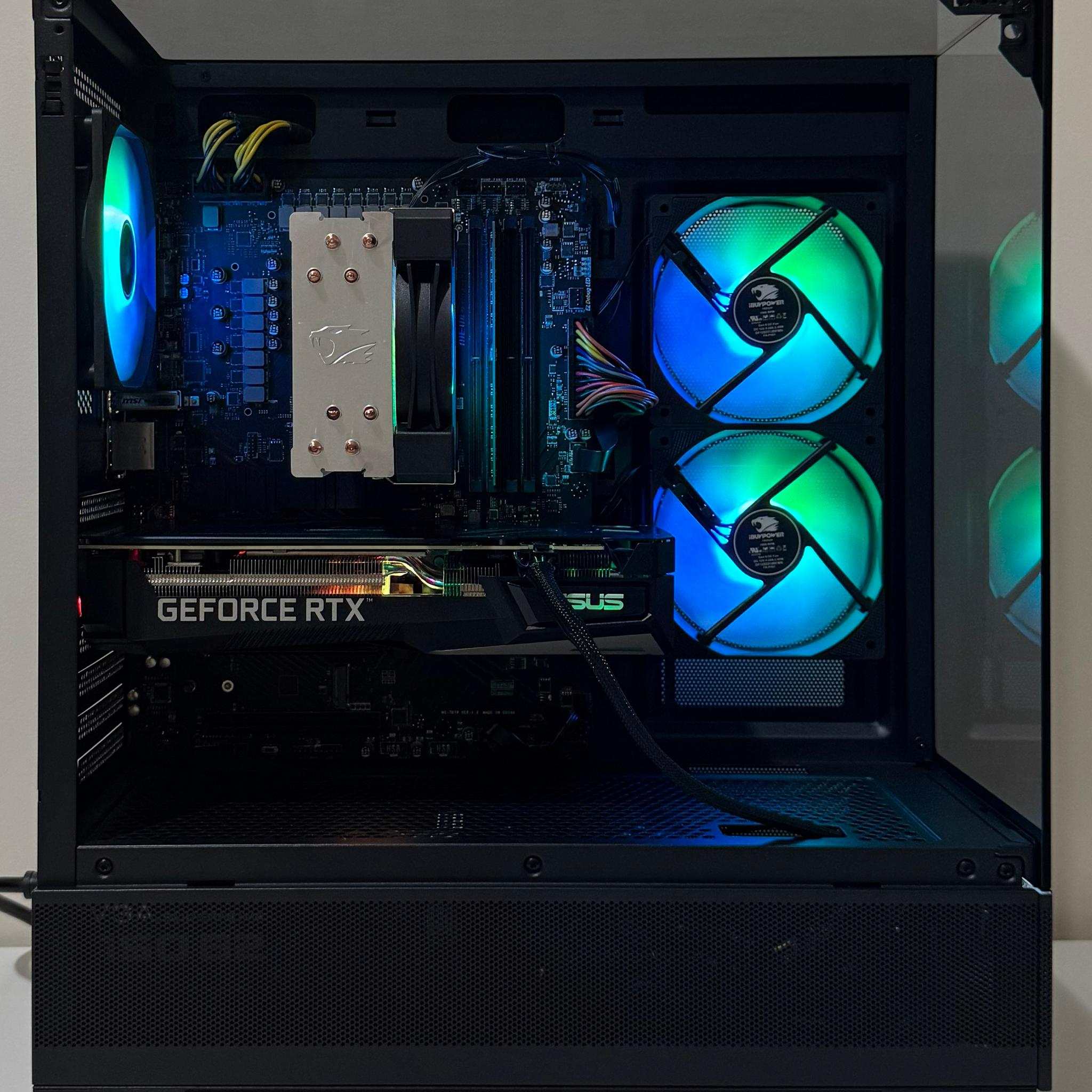 AMD Ryzen 5 9600X 32GB DDR5 RAM ASUS GeForce RTX 3060 Ti 2TB Gen4 NVMe SSD AM5 Gaming PC
