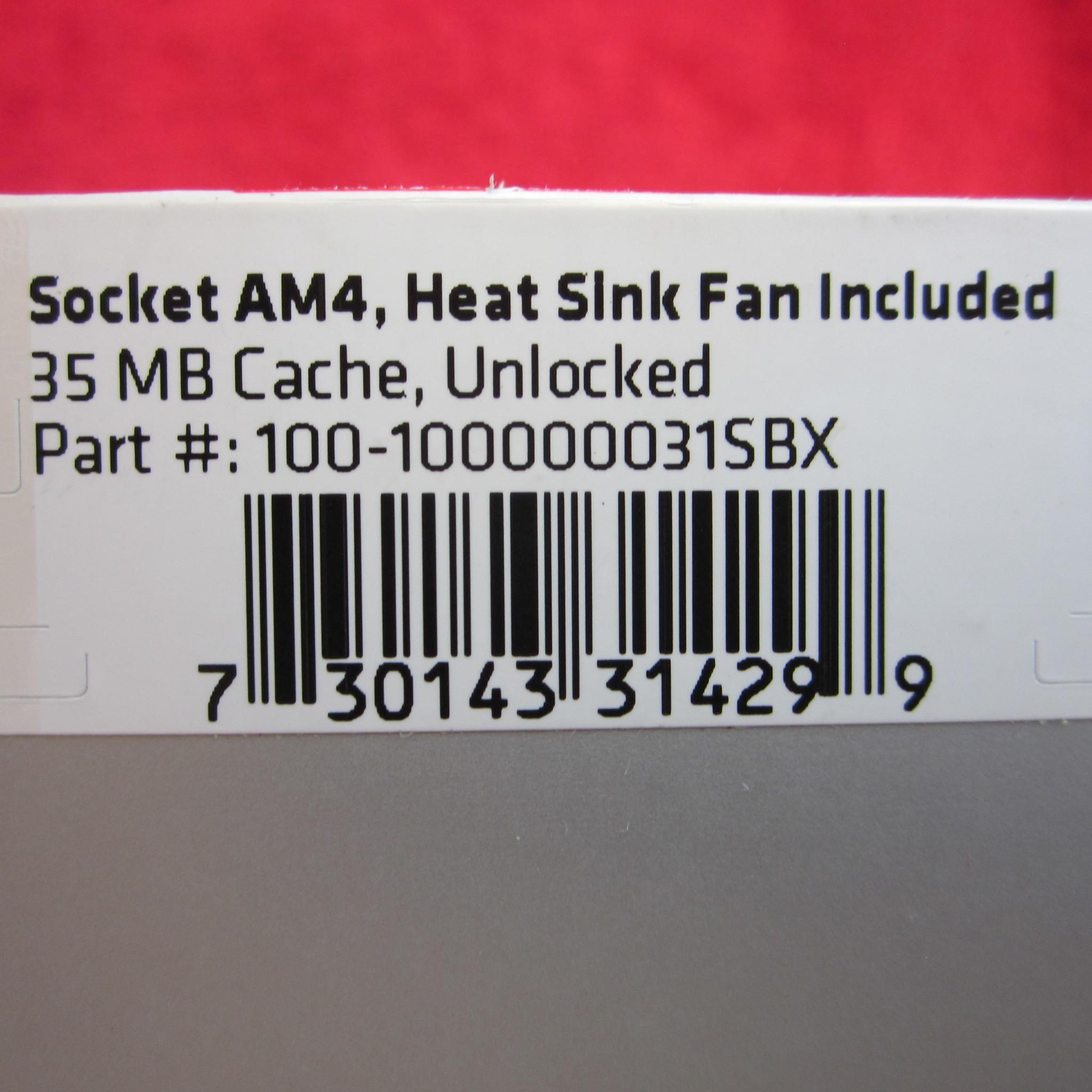 AMD Ryzen 5 3600 3.6GHz AM4 CPU with Cooler
