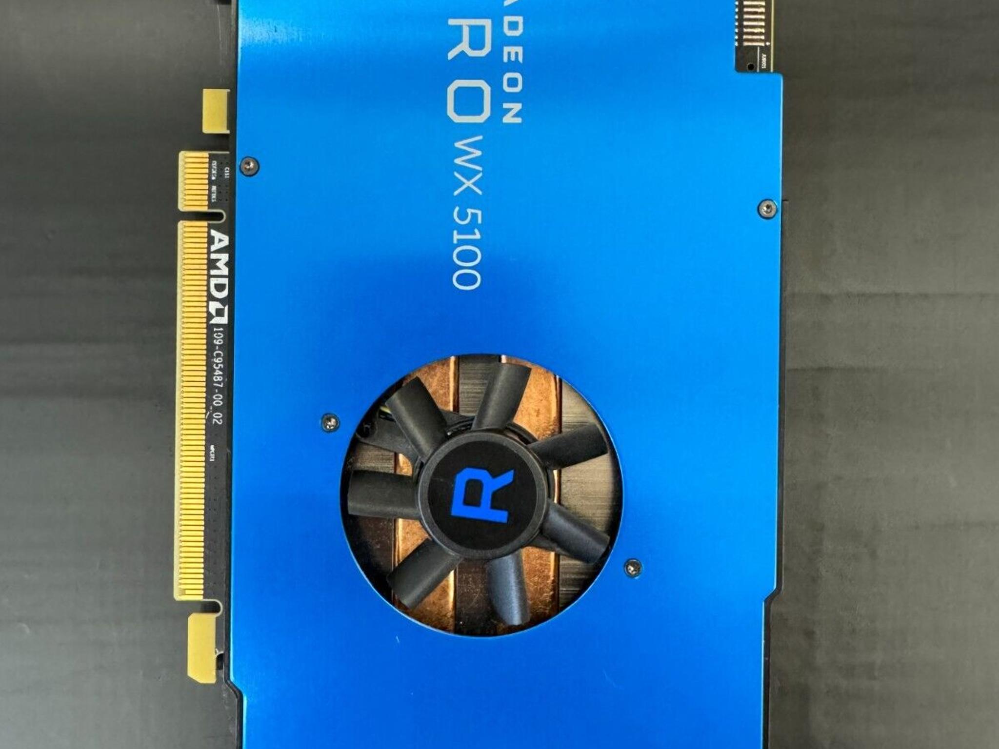 AMD Radeon Pro WX 5100 8GB GDDR5 Graphics Card - 4x Mini DisplayPort