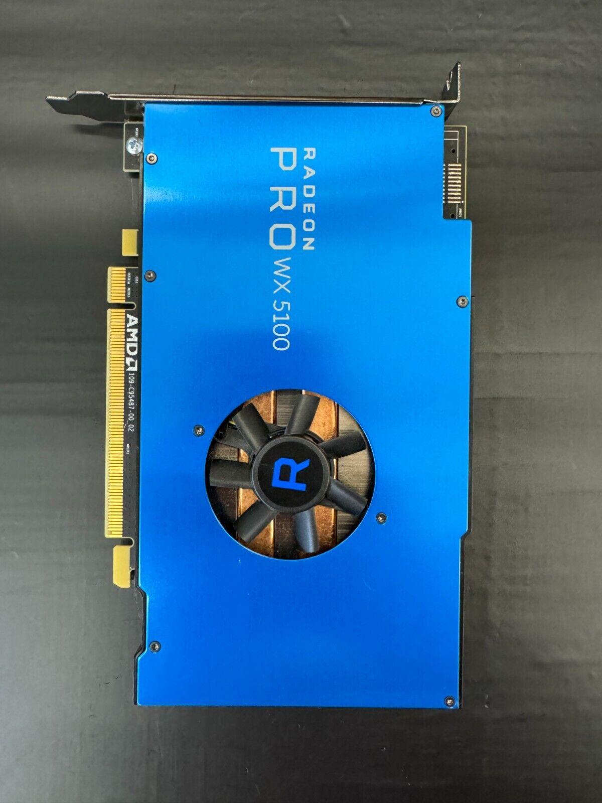 AMD Radeon Pro WX 5100 8GB GDDR5 Graphics Card - 4x Mini DisplayPort