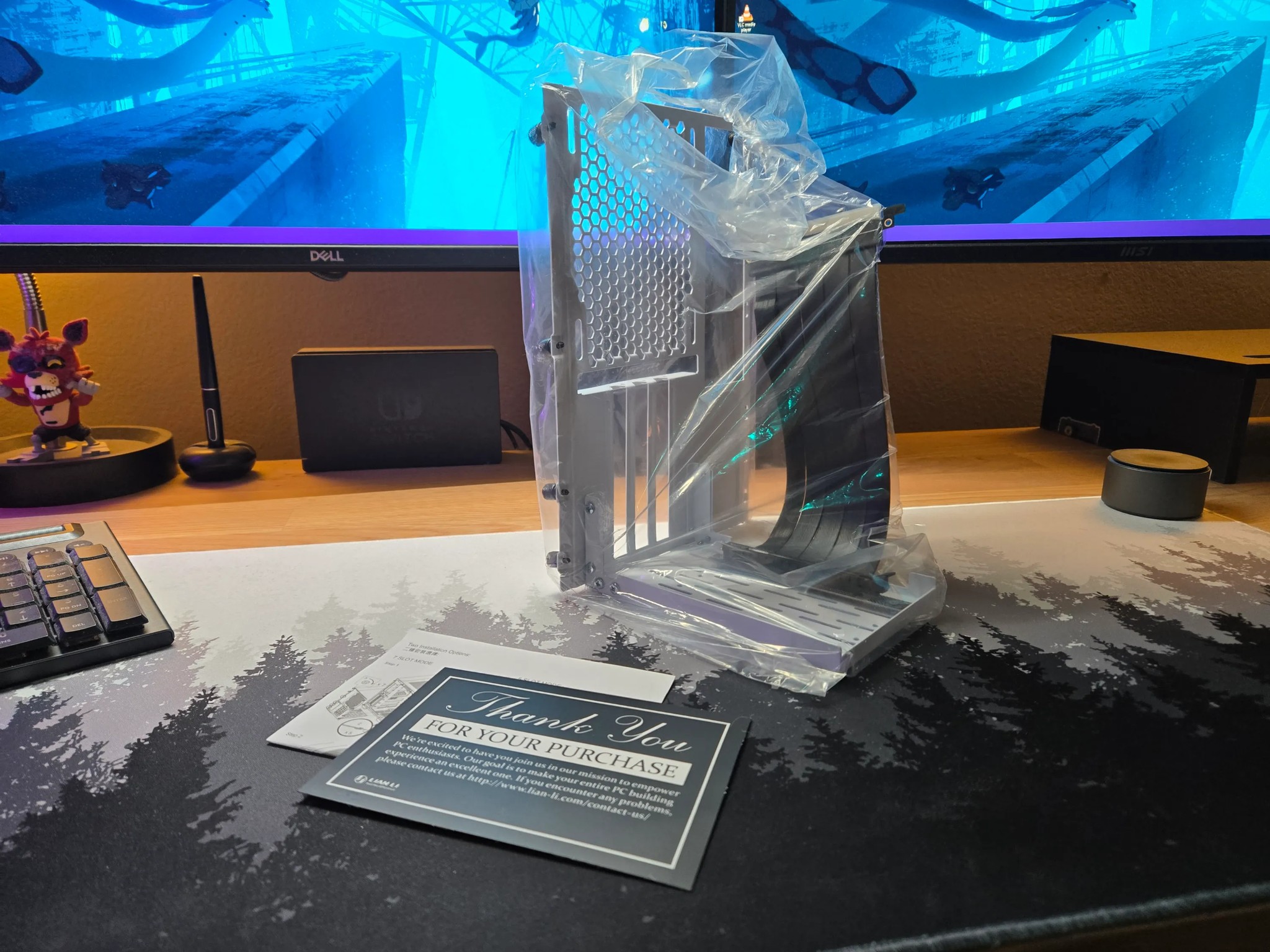 Lian Li O11D MINI/O11 AIR MINI Vertical Bracket Kit (PCIE 4.0) (White)