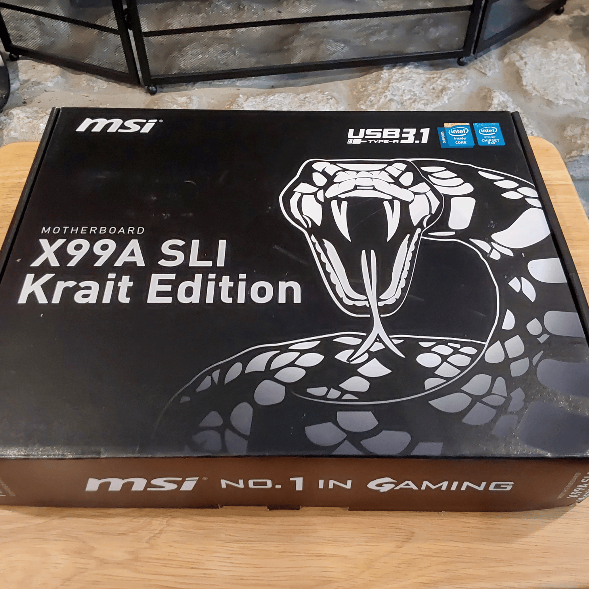 MSI Intel X99A SLI KRAIT Edition Motherboard (LGA 2011-3 socket). “Open-box”, in original retail box