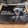 MSI Intel X99A SLI KRAIT Edition Motherboard (LGA 2011-3 socket). “Open-box”, in original retail box