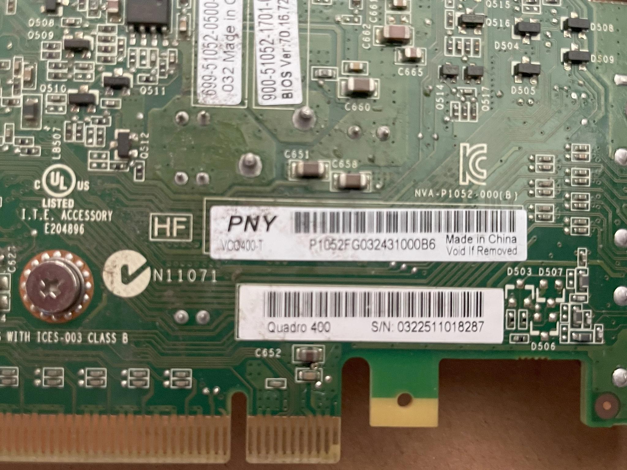 PNY Nvidia Quadro T400