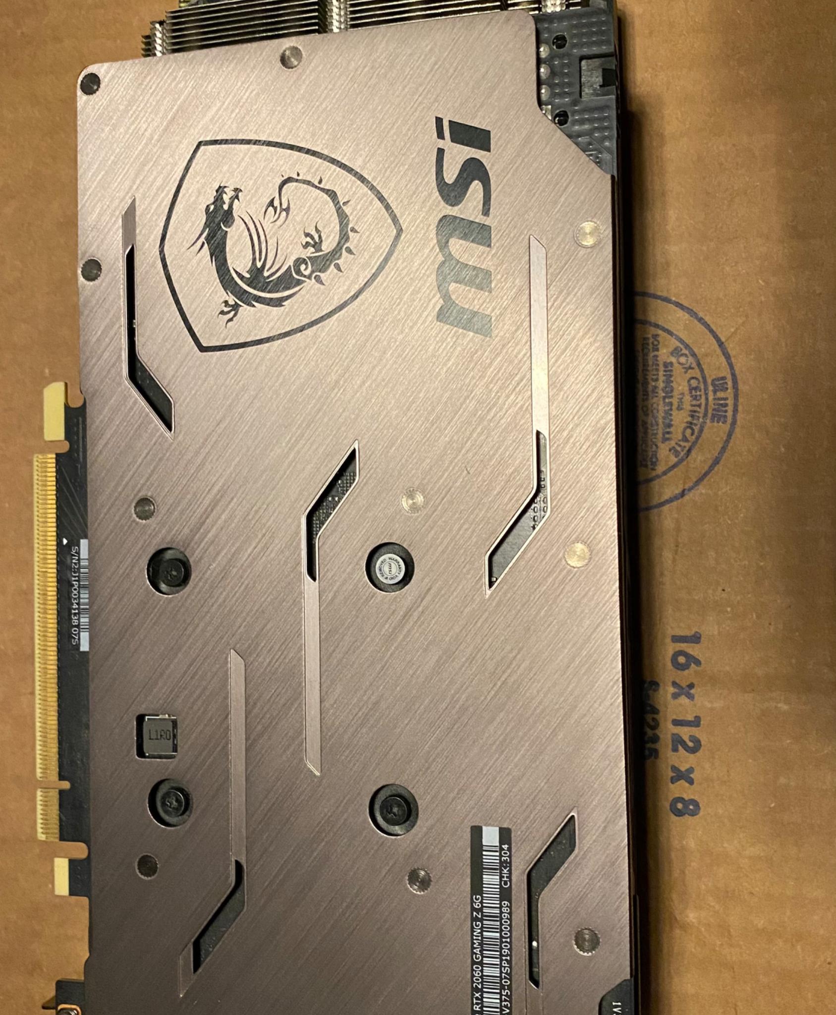 MSI 2060 Gaming Z 6GB