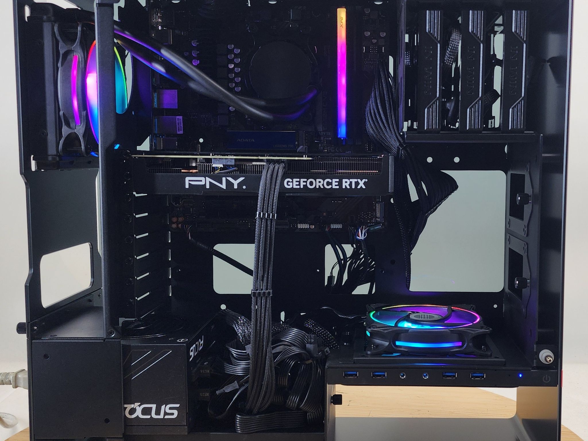 Gaming PC Ryzen 7 7700X 16GB RAM 1TB SSD RTX 4070 12GB Windows 11 Computer