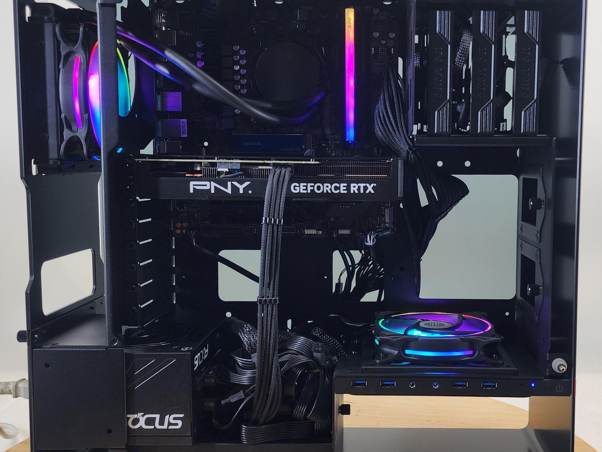 Gaming PC Ryzen 7 7700X 16GB RAM 1TB SSD RTX 4070 12GB Windows 11 Computer