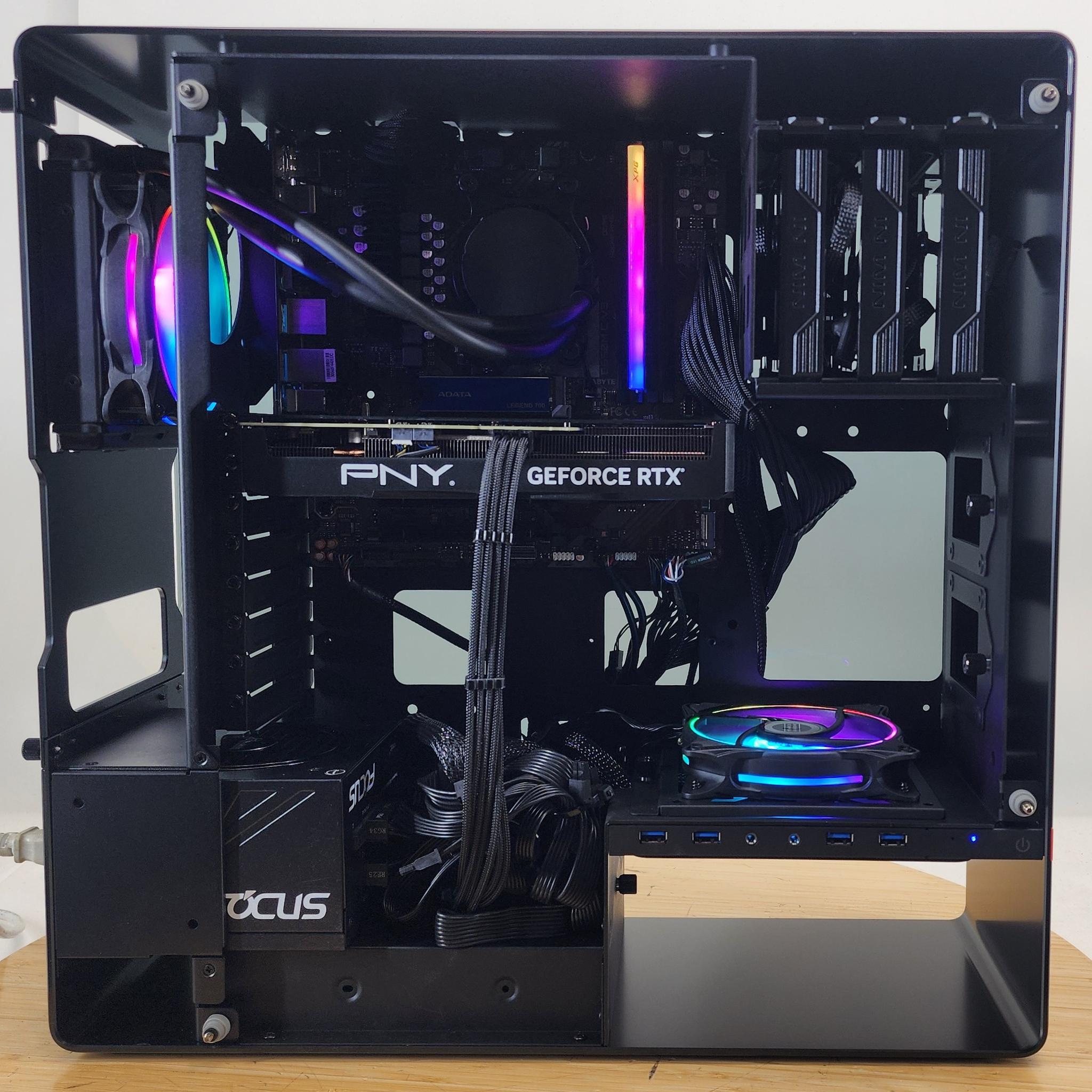Gaming PC Ryzen 7 7700X 16GB RAM 1TB SSD RTX 4070 12GB Windows 11 Computer