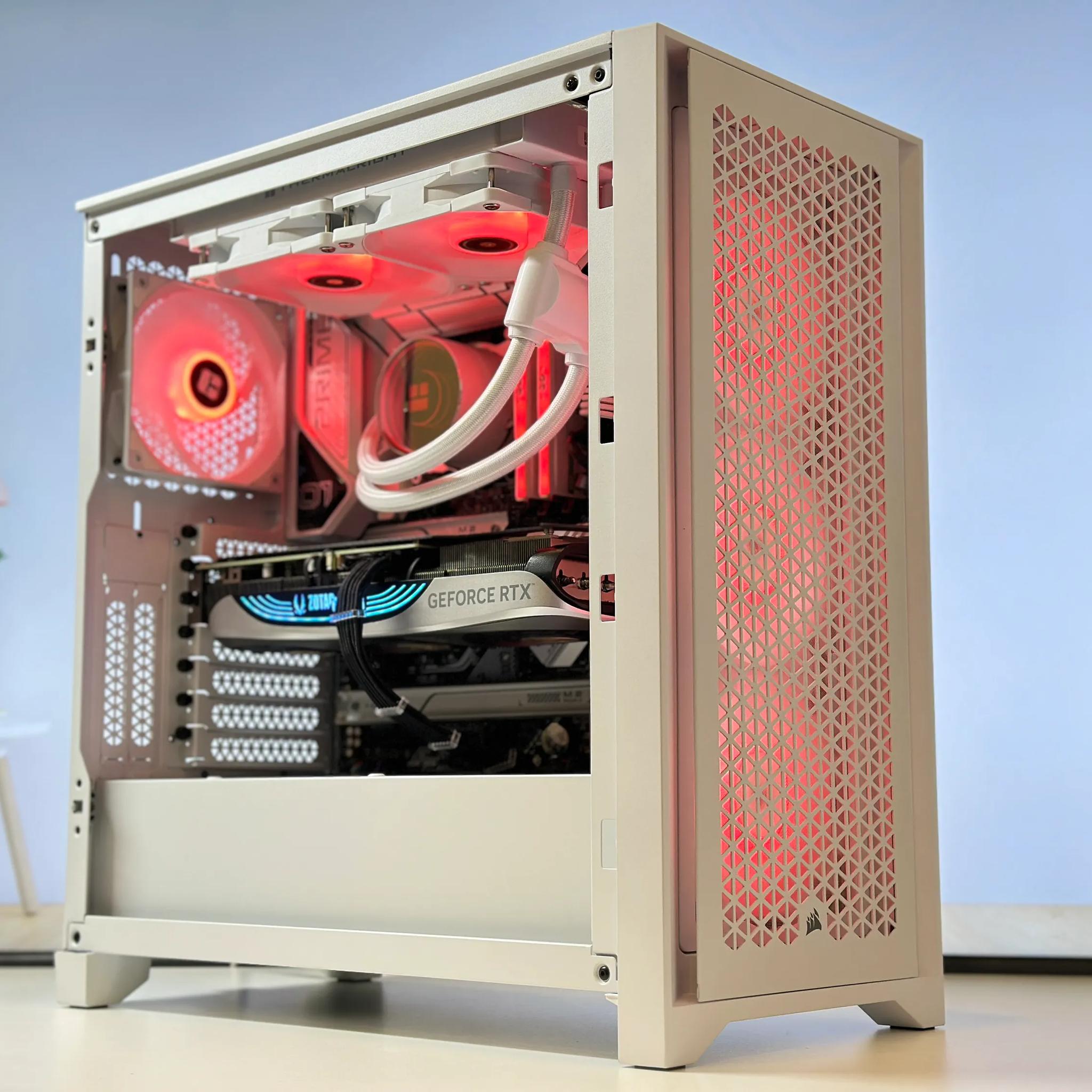 🧊🐎White Walker🐎🧊Nvidia RTX 4070 Ti❄️Intel i7 12700KF 12Cores❄️32GB DDR5 6000MHz❄️2TB SSD NVME