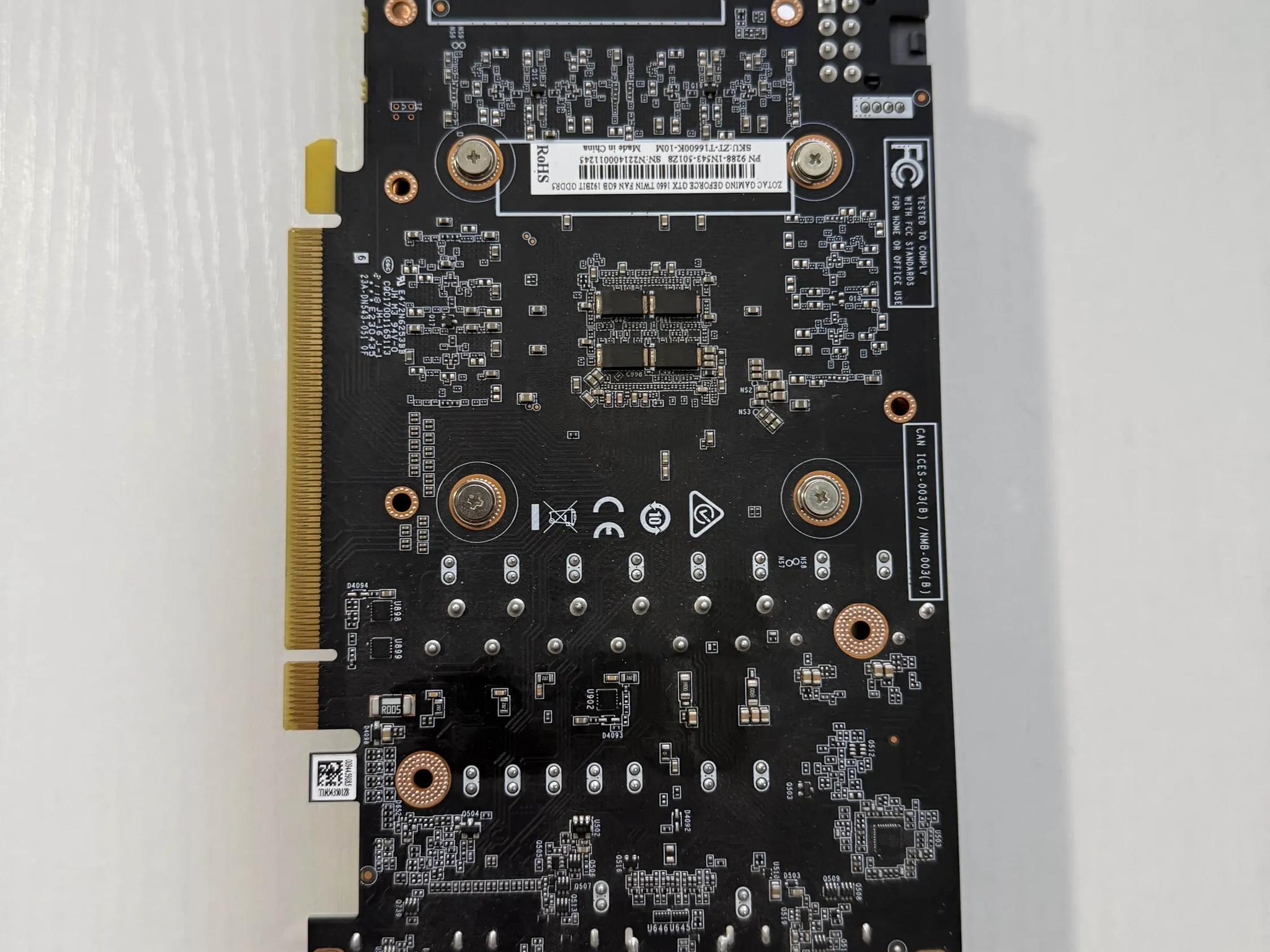 ZOTAC GAMING 1660 6GB (Used)
