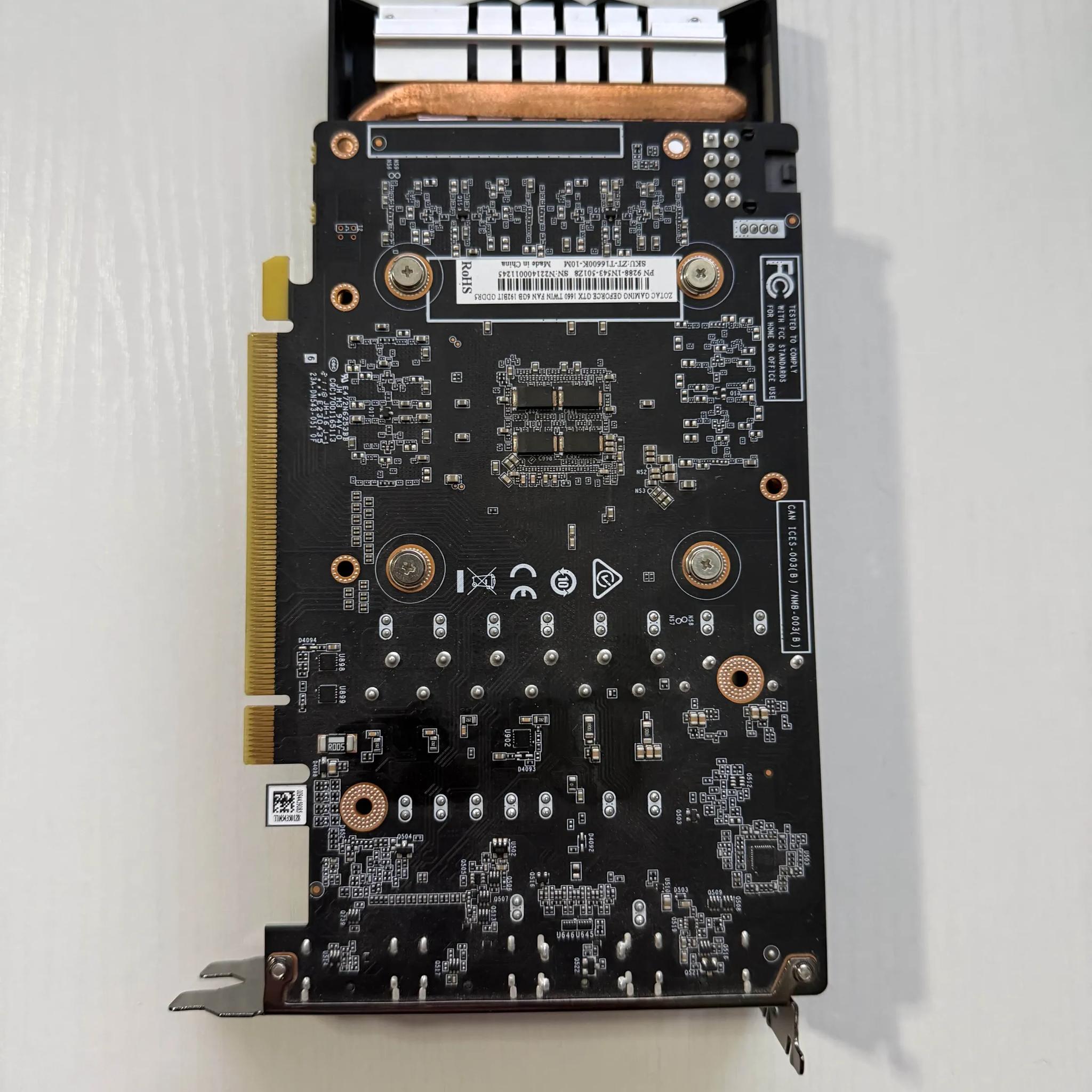 ZOTAC GAMING 1660 6GB (Used)