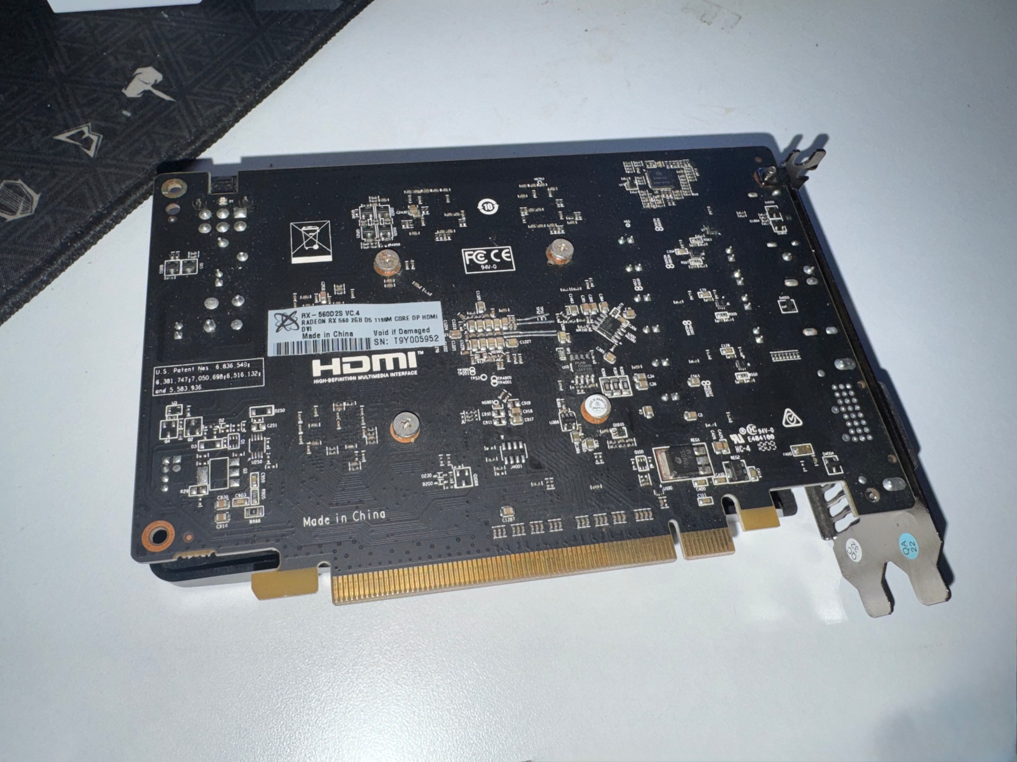 XFX RX 560 2GB GDDR5 Graphics Card