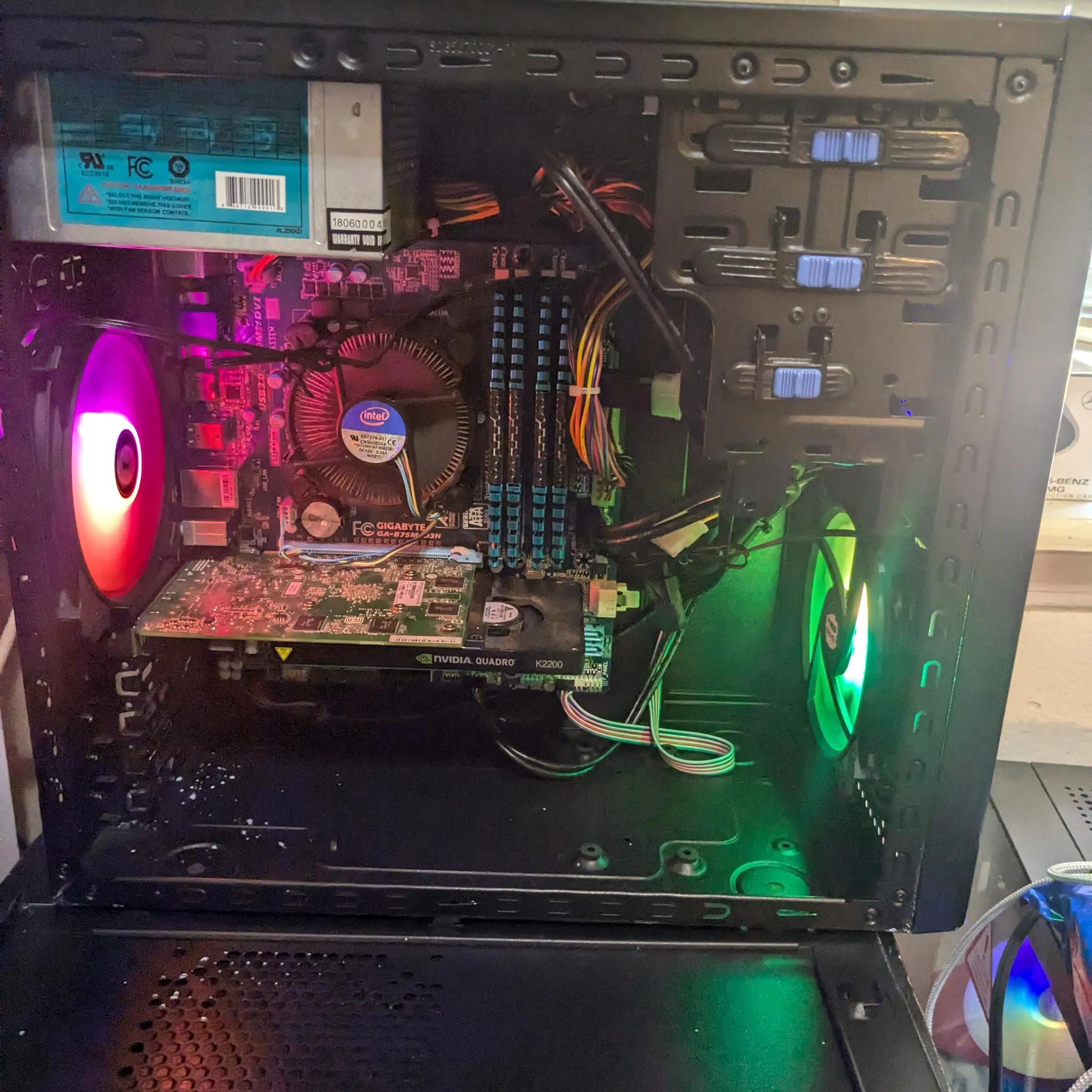 Budget Gaming Essentials - i5-2400, 16GB RAM, Quadro K2200 4GB (GTX 750 TI), 400GB SSD, Win10, Wifi