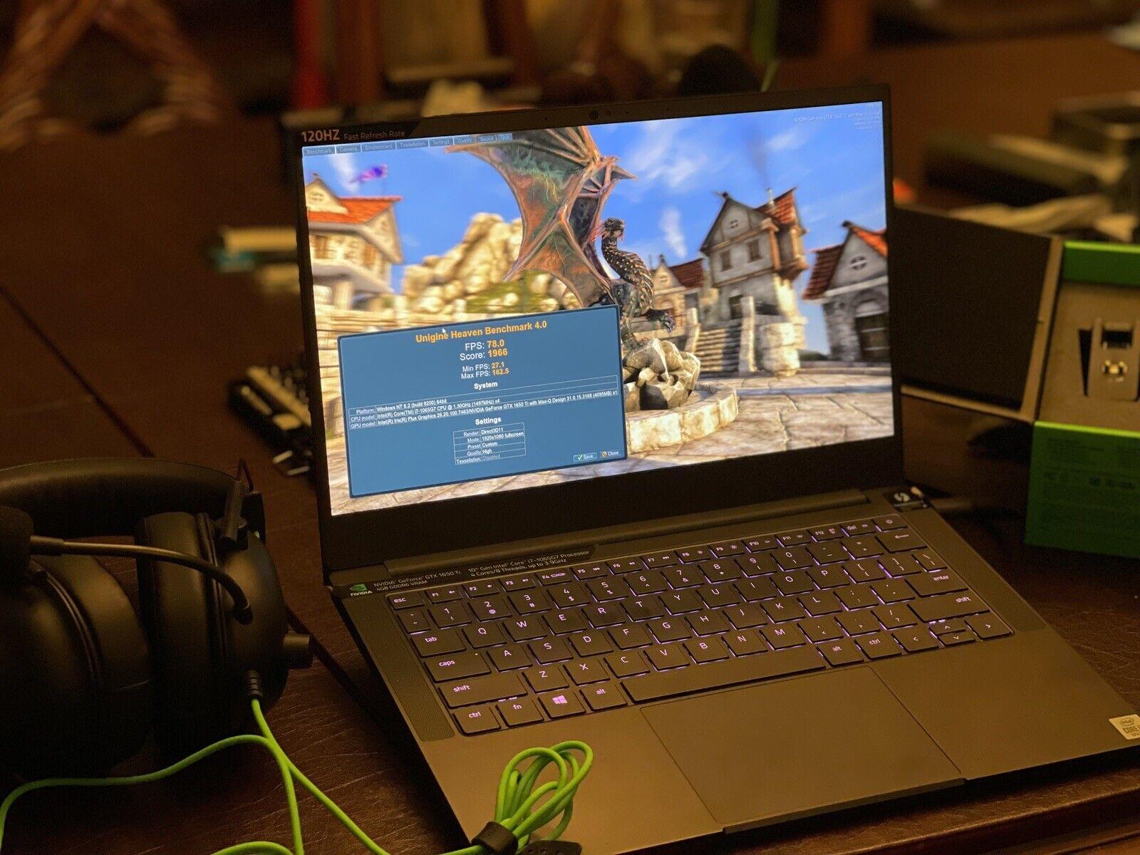 Razer Blade Stealth 13 2020 Ultralight Laptop w/ Basilisk Ultimate Mouse & Blackshark Headset & Mat