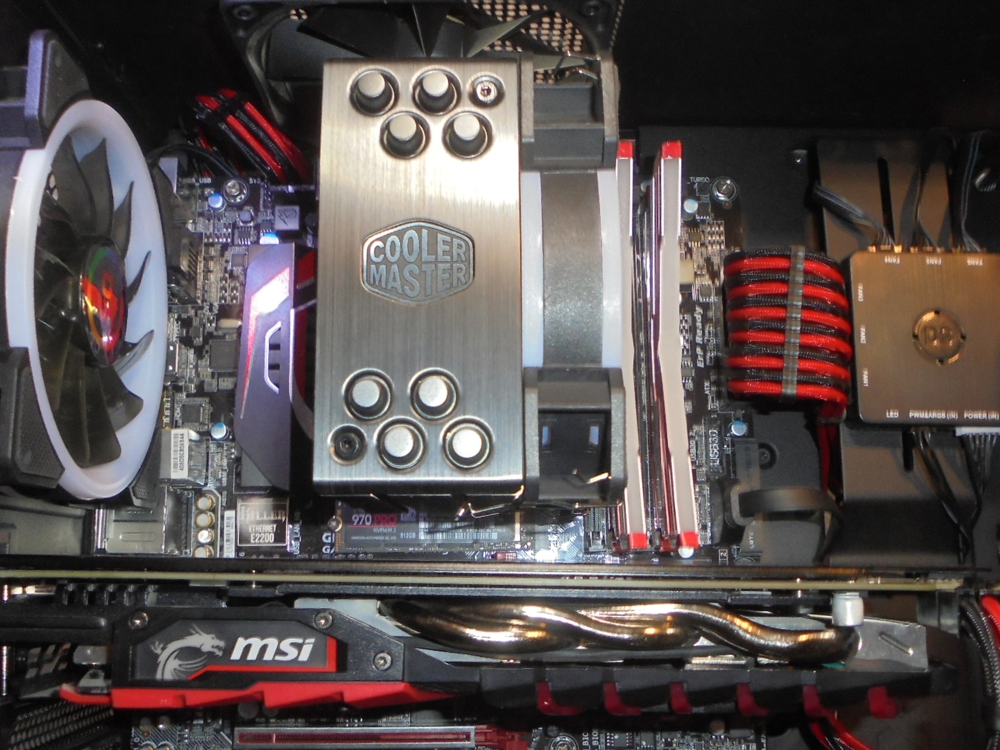 NZXT/GIGABYTE/I7-6700K/16GB RGB RAM/MSI GTX 1060 6GB/COOLER MASTER/CORSAIR/WIN10