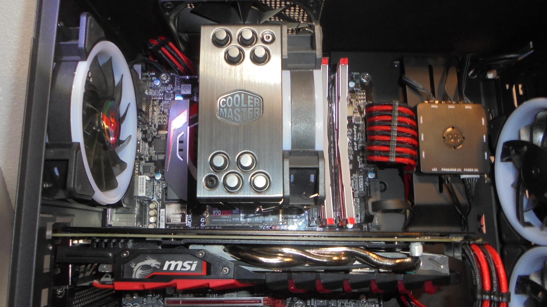 NZXT/GIGABYTE/I7-6700K/16GB RGB RAM/MSI GTX 1060 6GB/COOLER MASTER/CORSAIR/WIN10