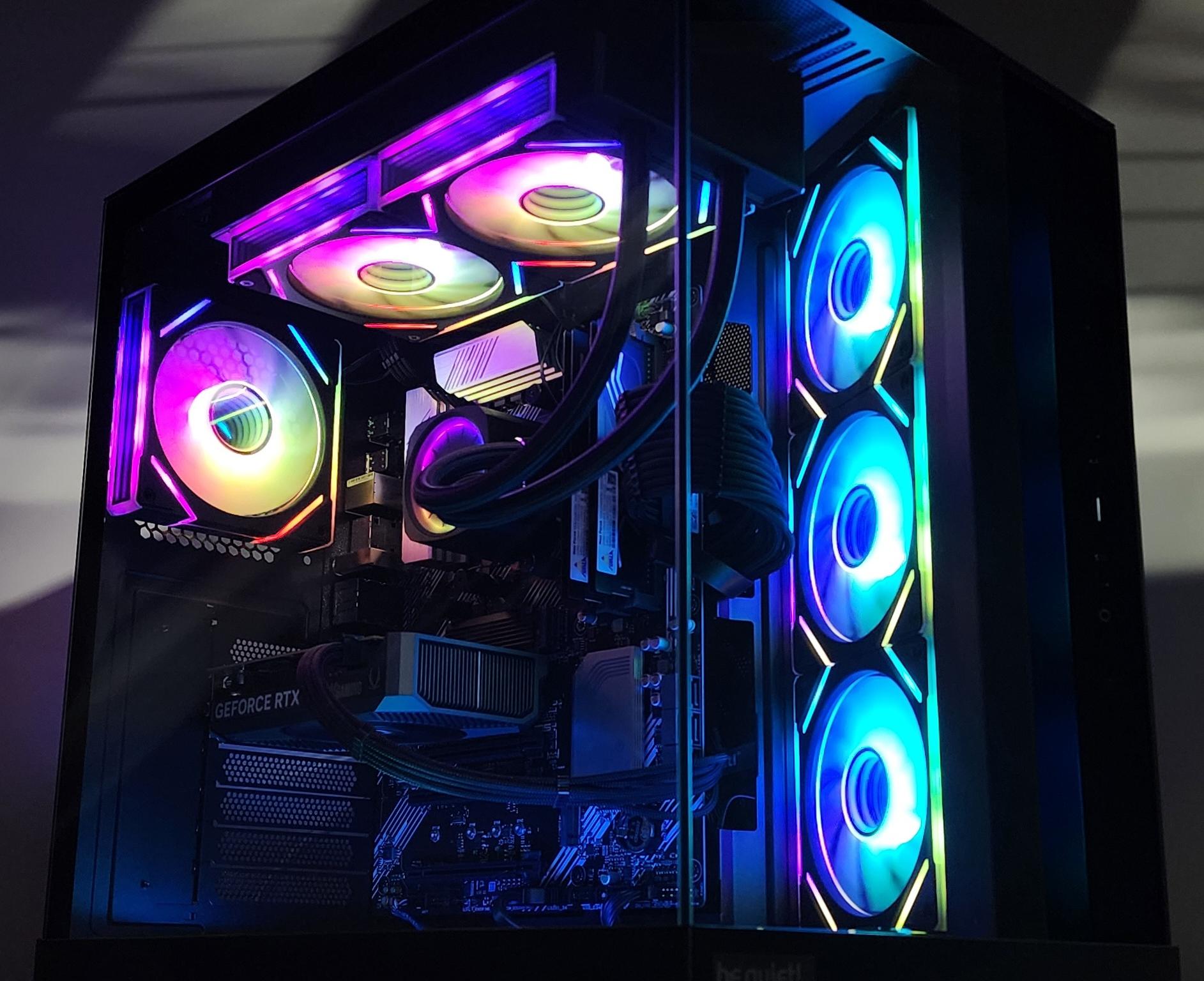 Gaming PC Ryzen 7 5700X 16GB RAM 1TB SSD RTX 5060  8GB Windows 11 Computer