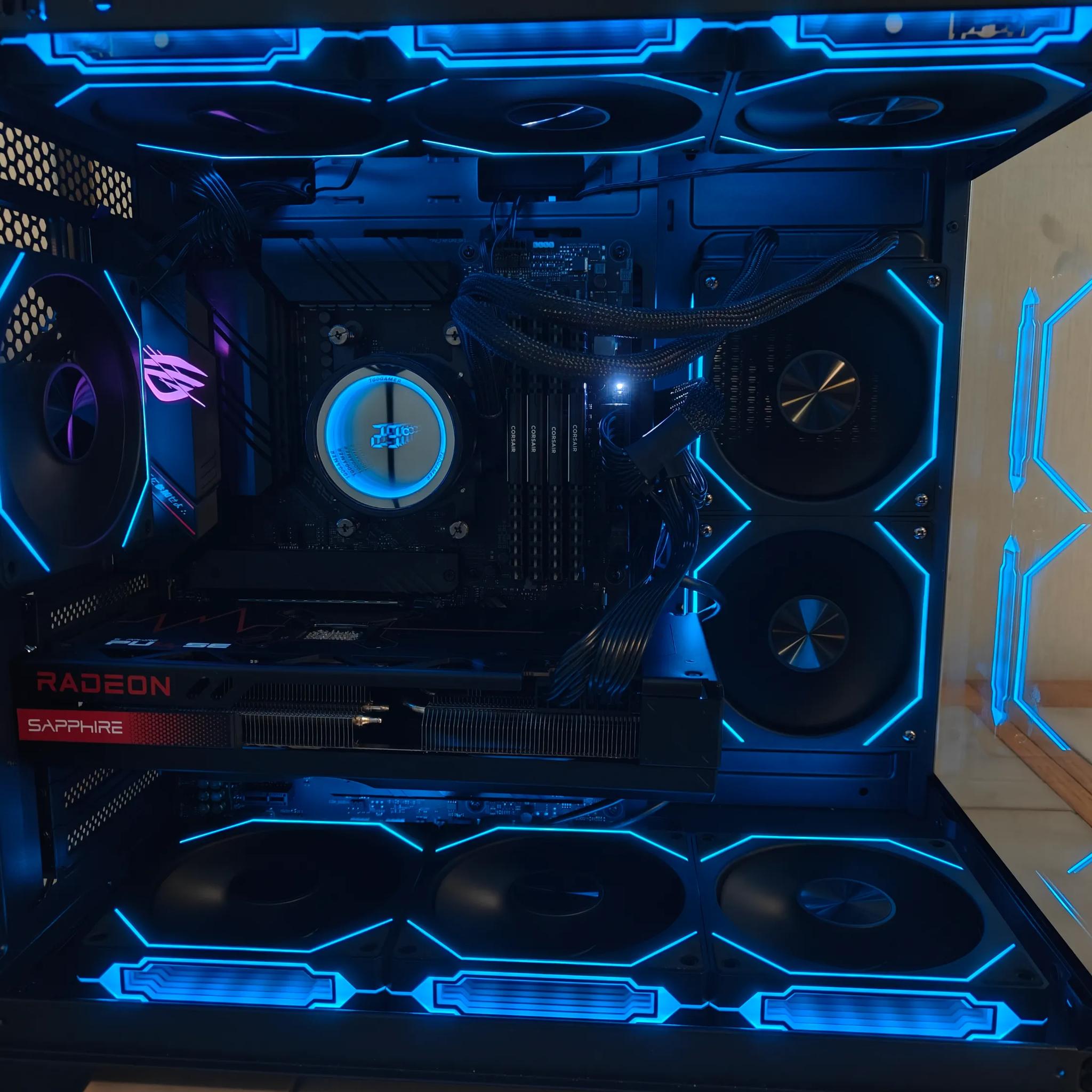 Dark Star | RX 7800XT | R7 5700X | 2TB NVMe SSD | 32GB DDR4 RAM | RC-RGB | WiFi-6E/BT | Windows 11