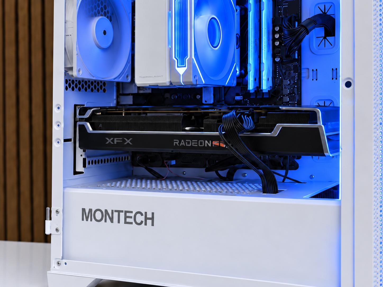 TEAM RED v2 | RX 6700XT 12GB | Ryzen 5 5600x | 32GB RAM | NVME | Windows 11| WHITEOUT