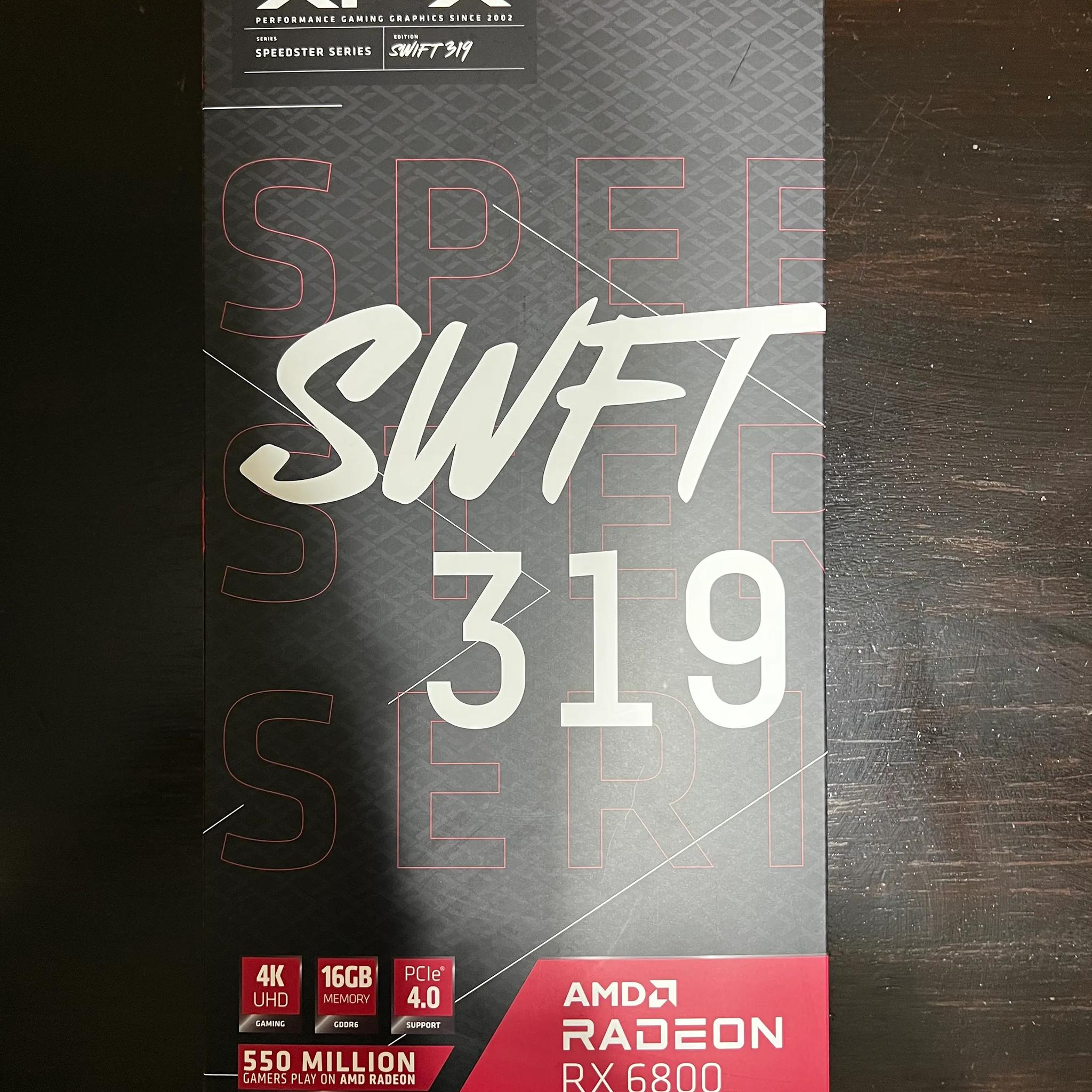 AMD XFX RX 6800 for sale! (Less than 1 year old)!!