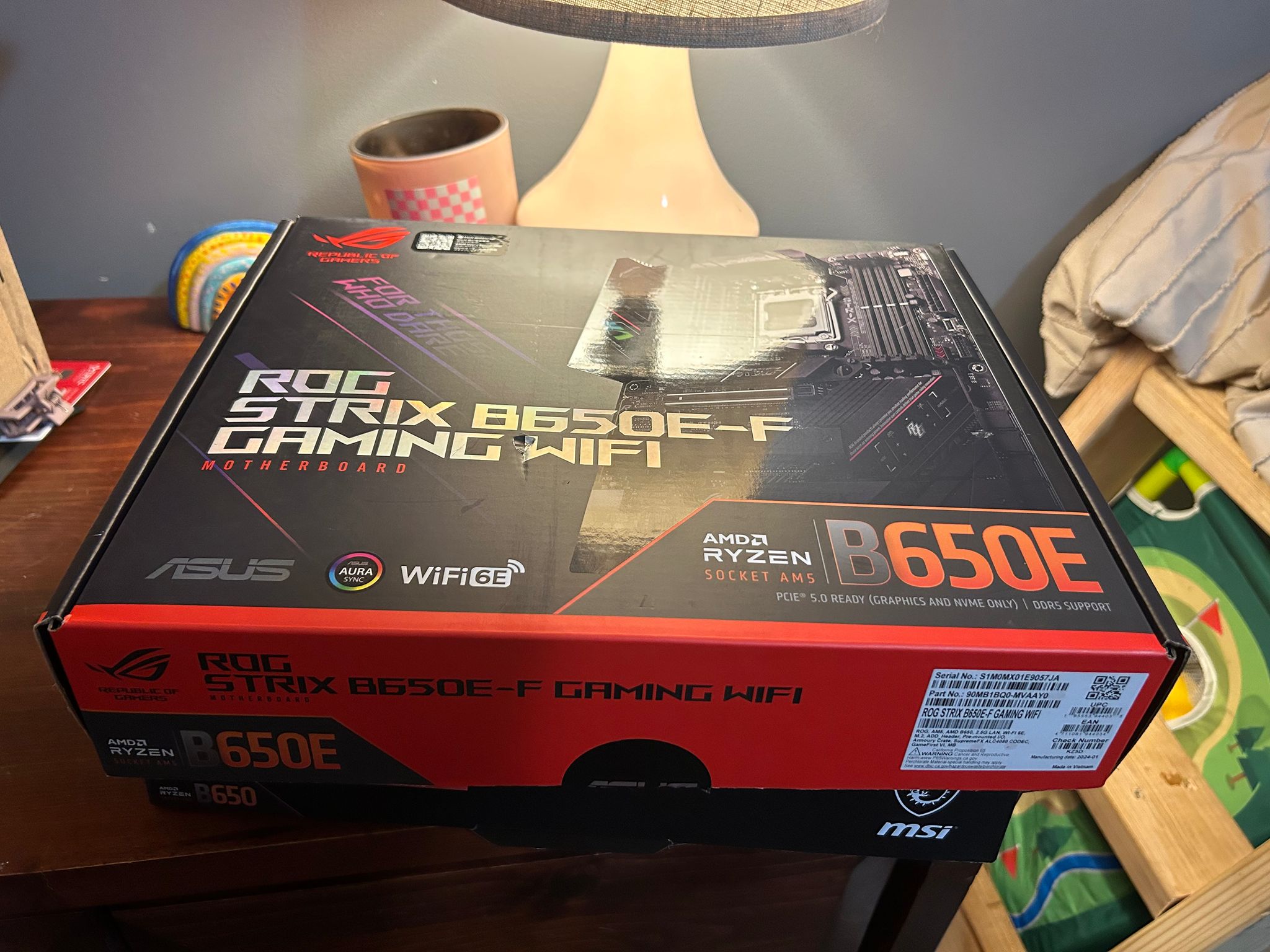 Asus rog strix b650e-f motherboard OBO