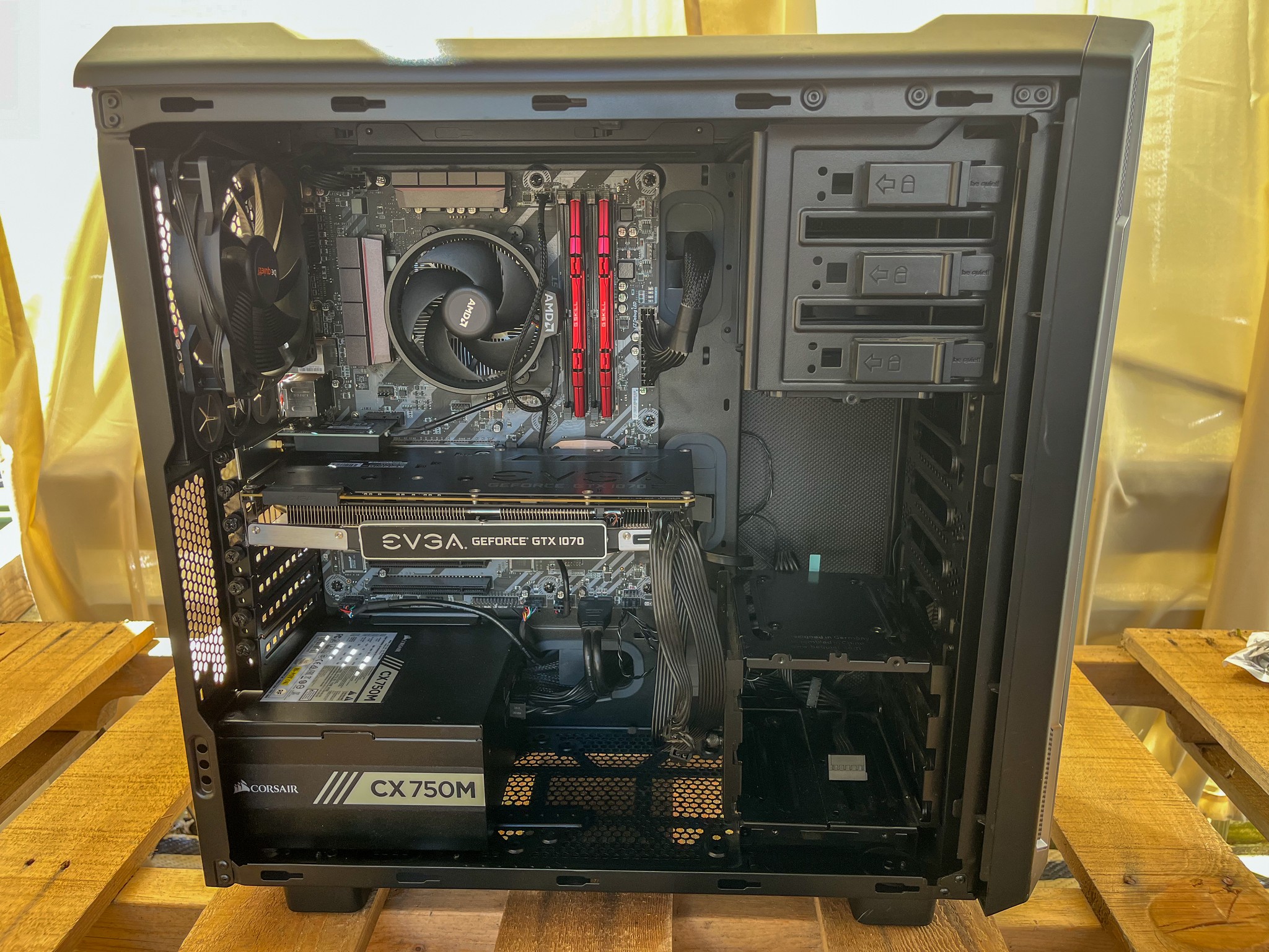 Stealth Black Gaming PC: GTX 1070 | Ryzen 5 5500