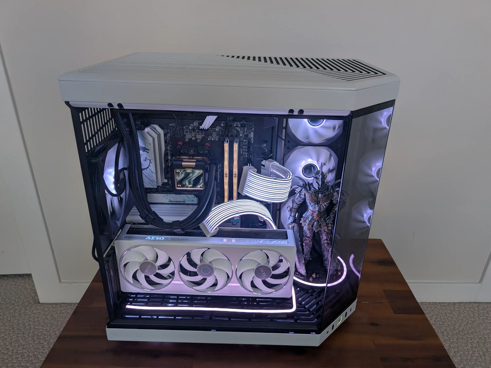 Death Knight Gaming PC - Hyte Y70 - Nvidia 5070 + Ryzen 9600X (excluding figurine)