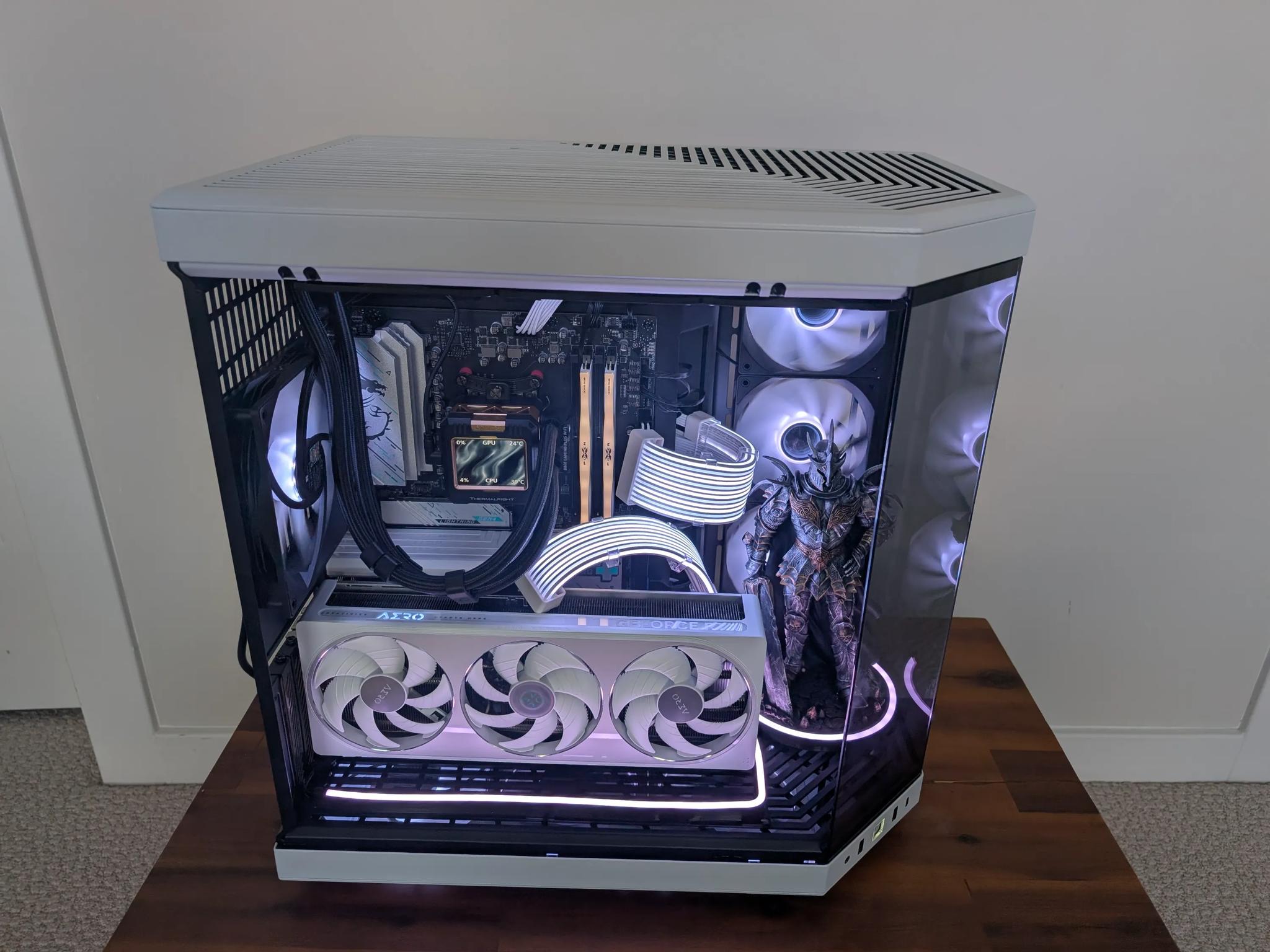 Death Knight Gaming PC - Hyte Y70 - Nvidia 5070 + Ryzen 9600X (excluding figurine)