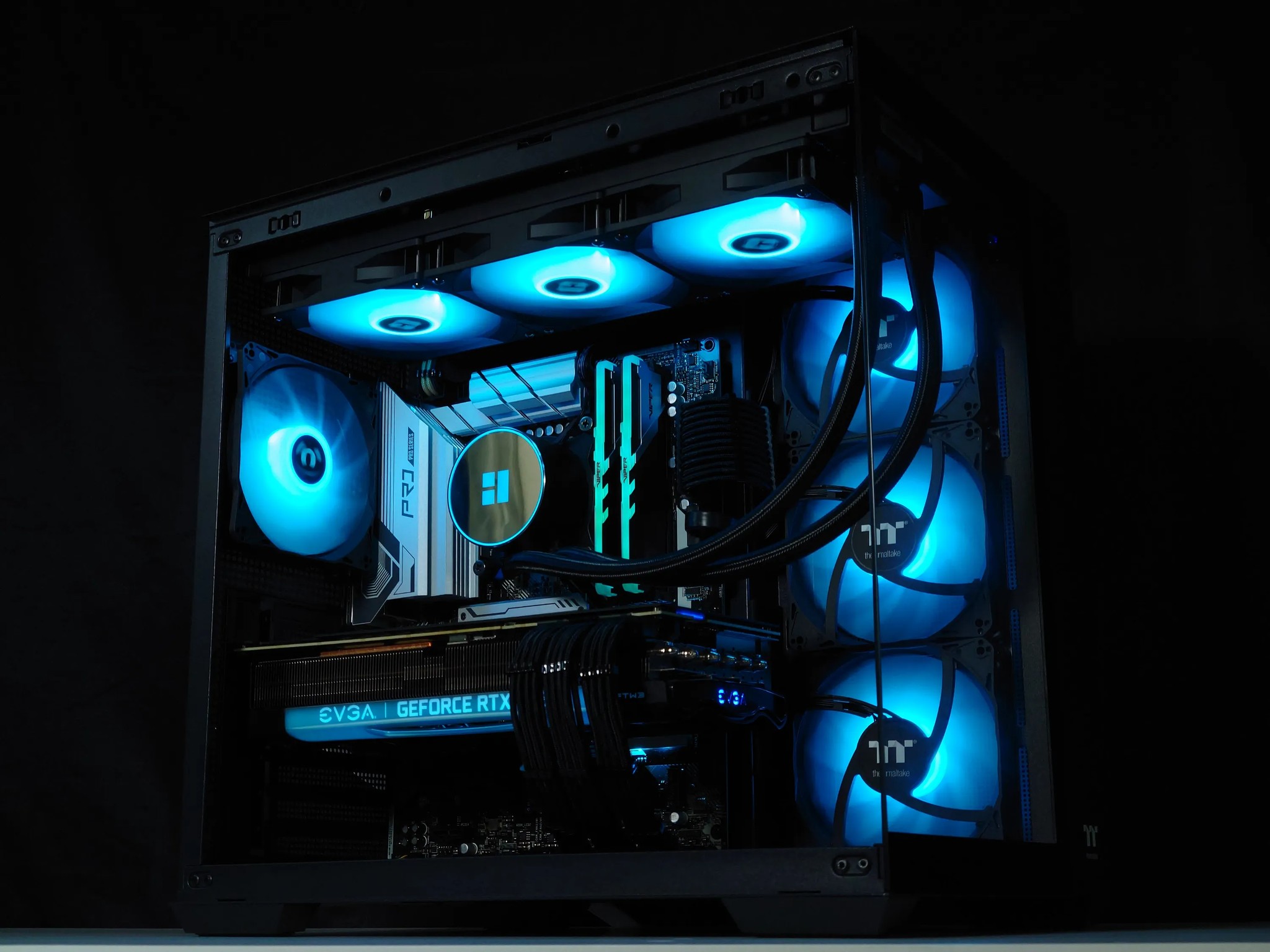🌊Liquid Cooled Gaming PC❇️Nvidia RTX 3080 10GB❇️Intel i5 13600KF 14 core❇️32GB DDR4❇️1TB SSD