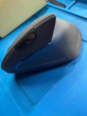 TeckNet TK-MS007 Wireless Optical Vertical Mouse Ergonomic Scroll Wheel Black