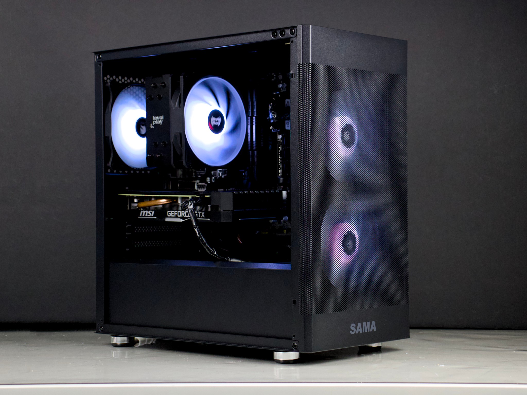 ⚫Powerful Value Gaming PC – Ryzen 7, GTX 1660 Super, 16GB Ram, 500GB SSD - RGB/WiFi/BlueTooth⚫