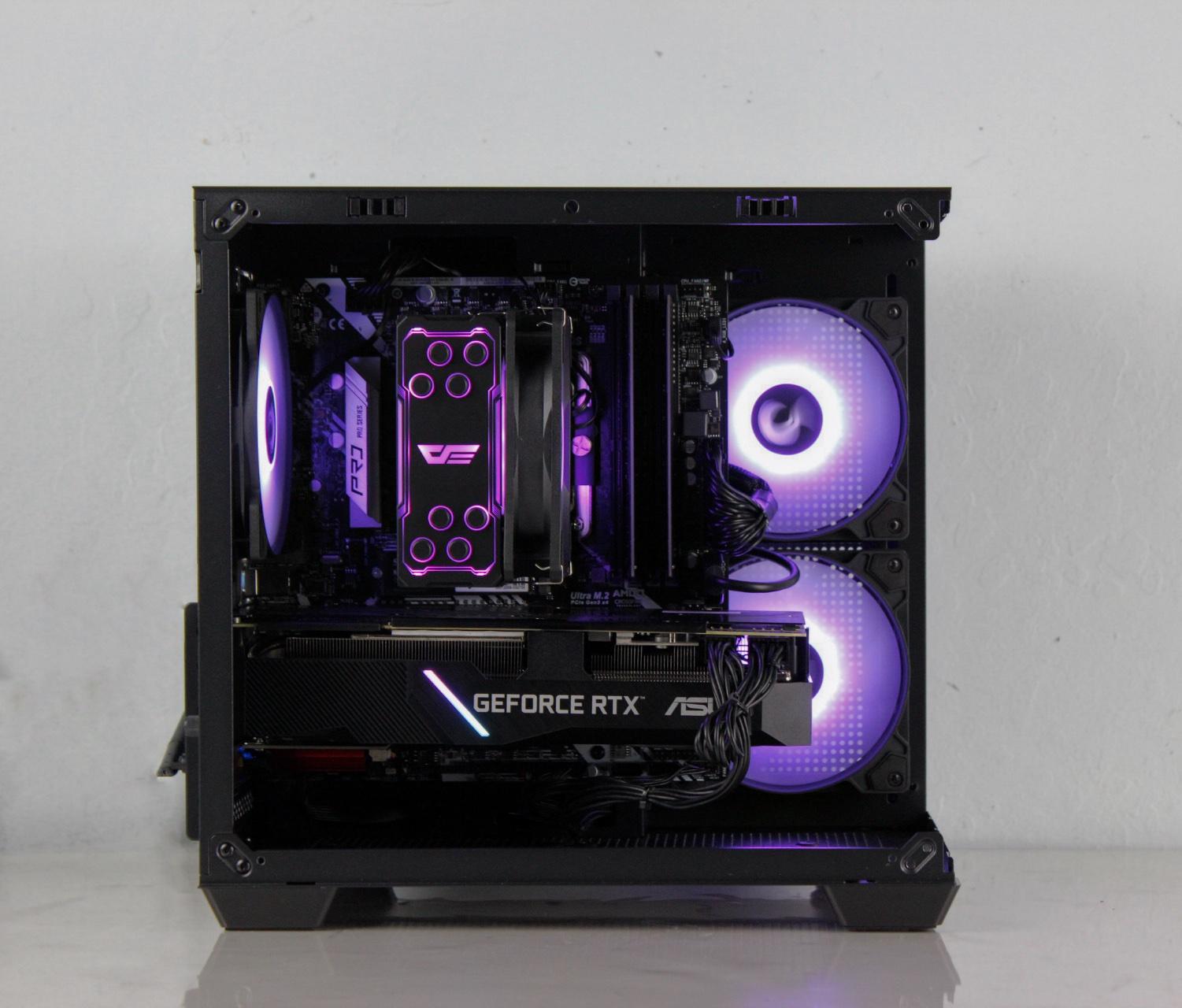 Powerful Black Gaming PC – RTX 2080, Intel i7 9700F, 16GB DDR4, 1TB NVMe SSD - RGB/WiFi/BlueTooth
