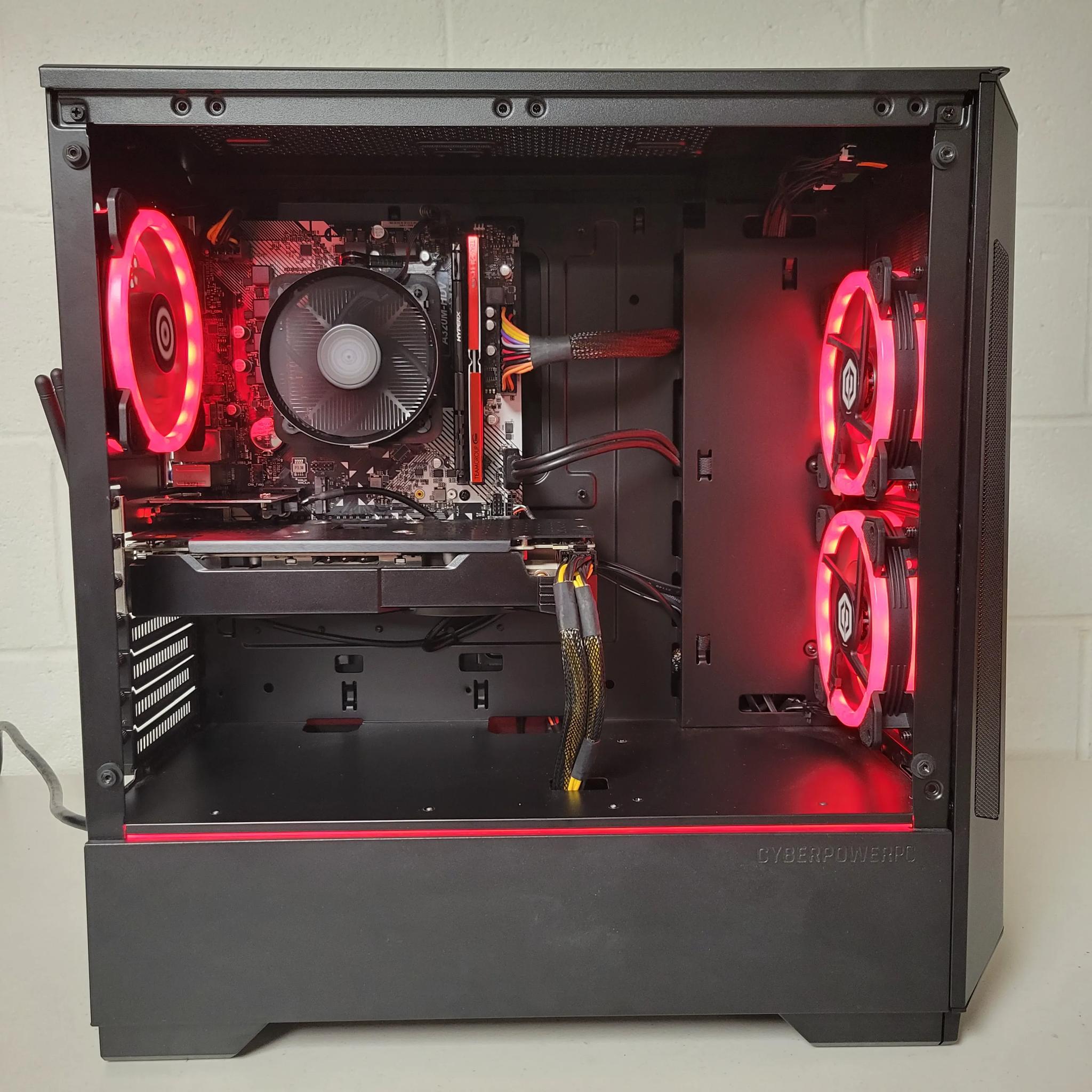 😈🎱RX 570 4gb Black Gaming PC😈🎱 (Ryzen 3 2300x//RX 570 4gb)